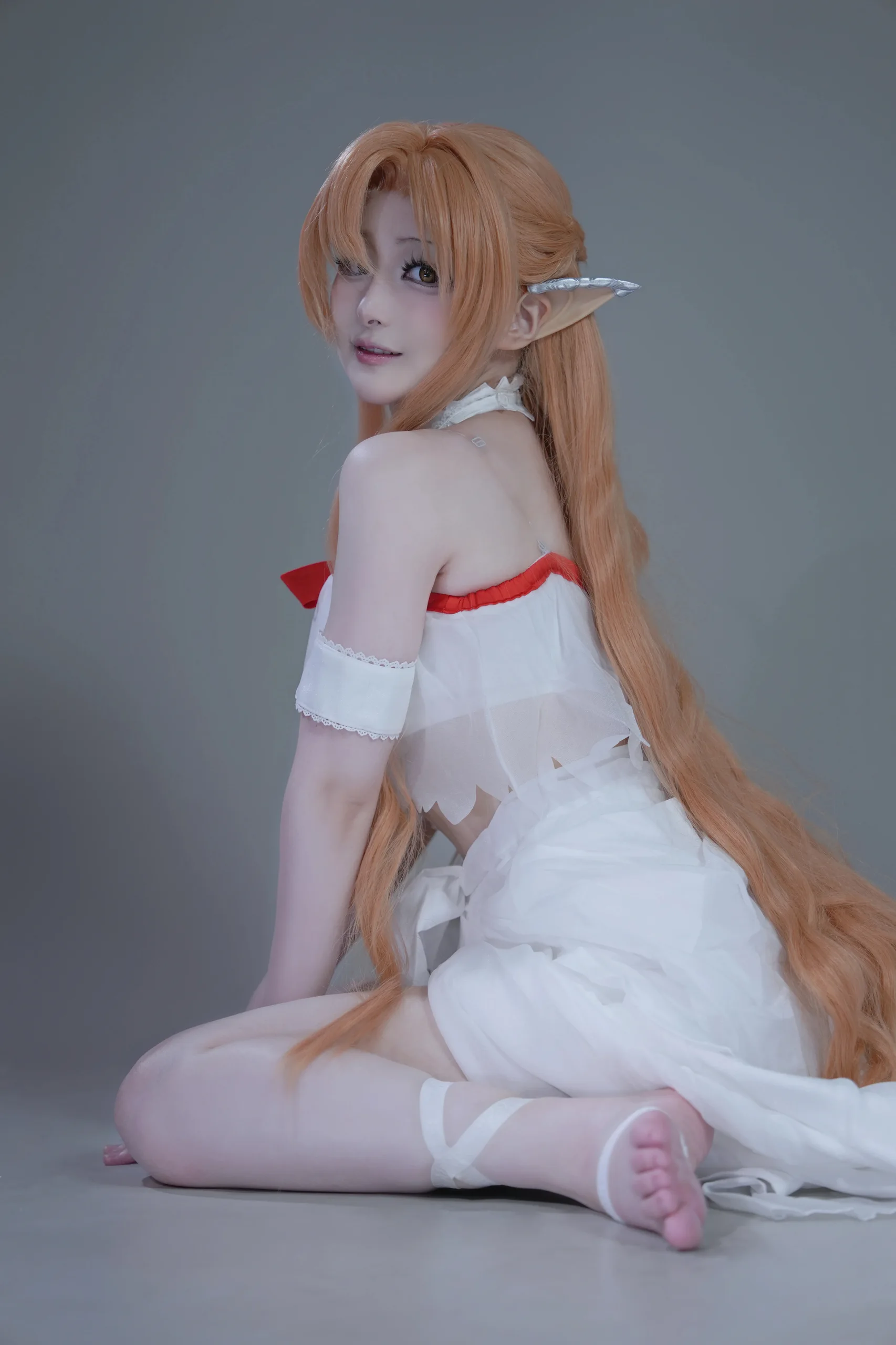 幼爱Youmeko 刀剑神域 亚丝娜·精灵囚服 - 第8张写真大图