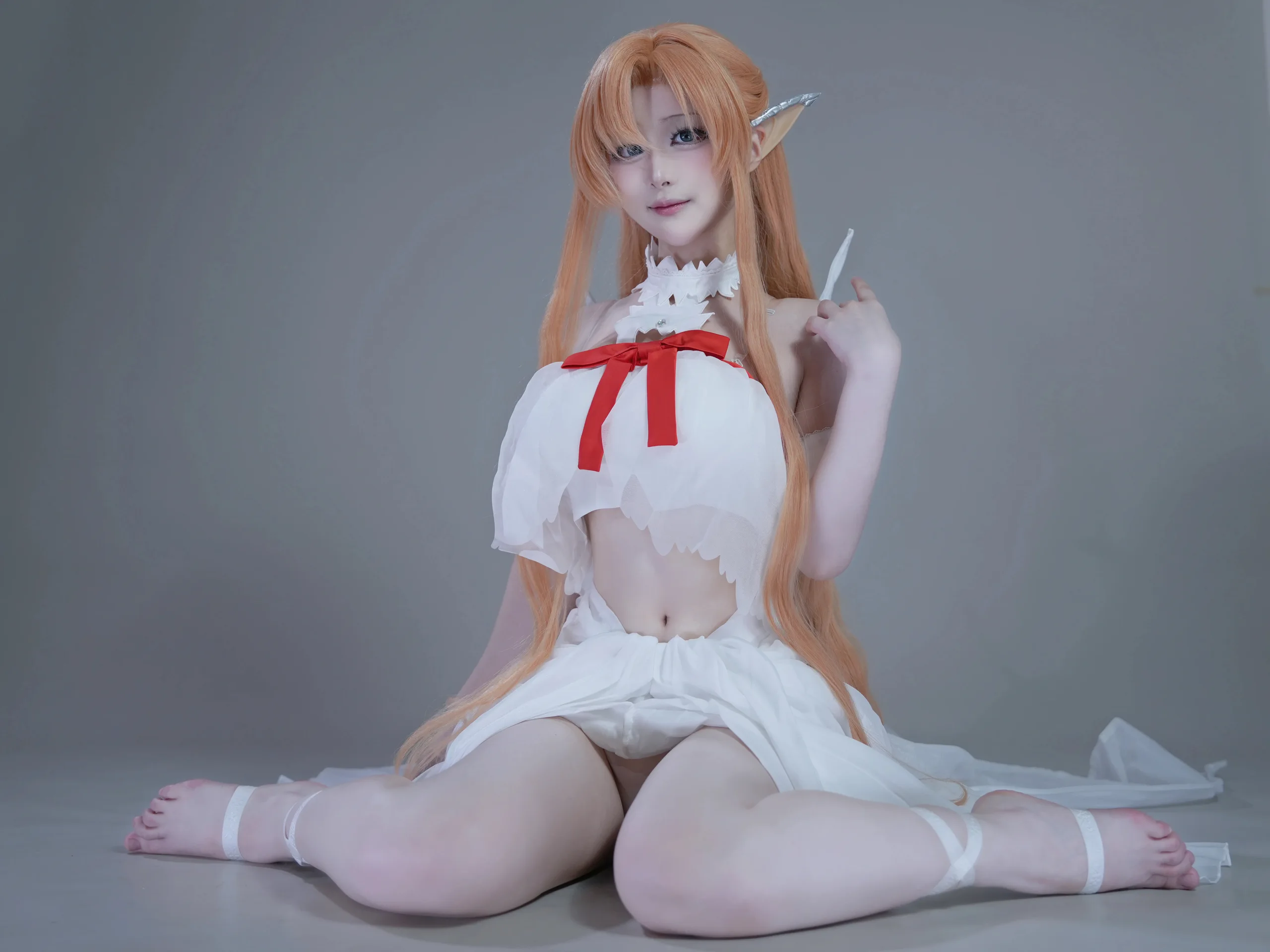 幼爱Youmeko 刀剑神域 亚丝娜·精灵囚服 - 第9张写真大图