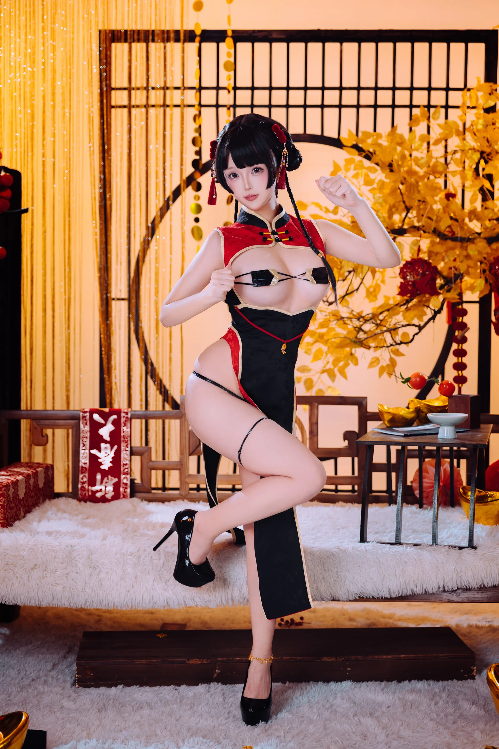 日奈娇 新年限定旗袍 - 第55张写真大图