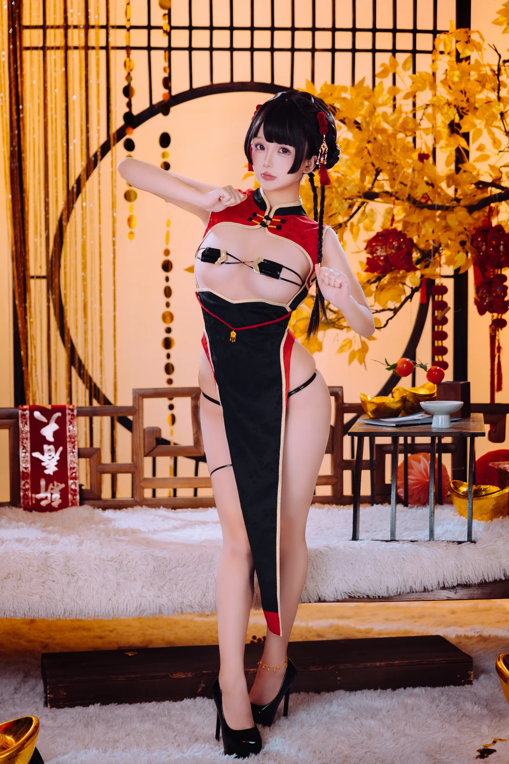 日奈娇 新年限定旗袍 - 第56张写真大图