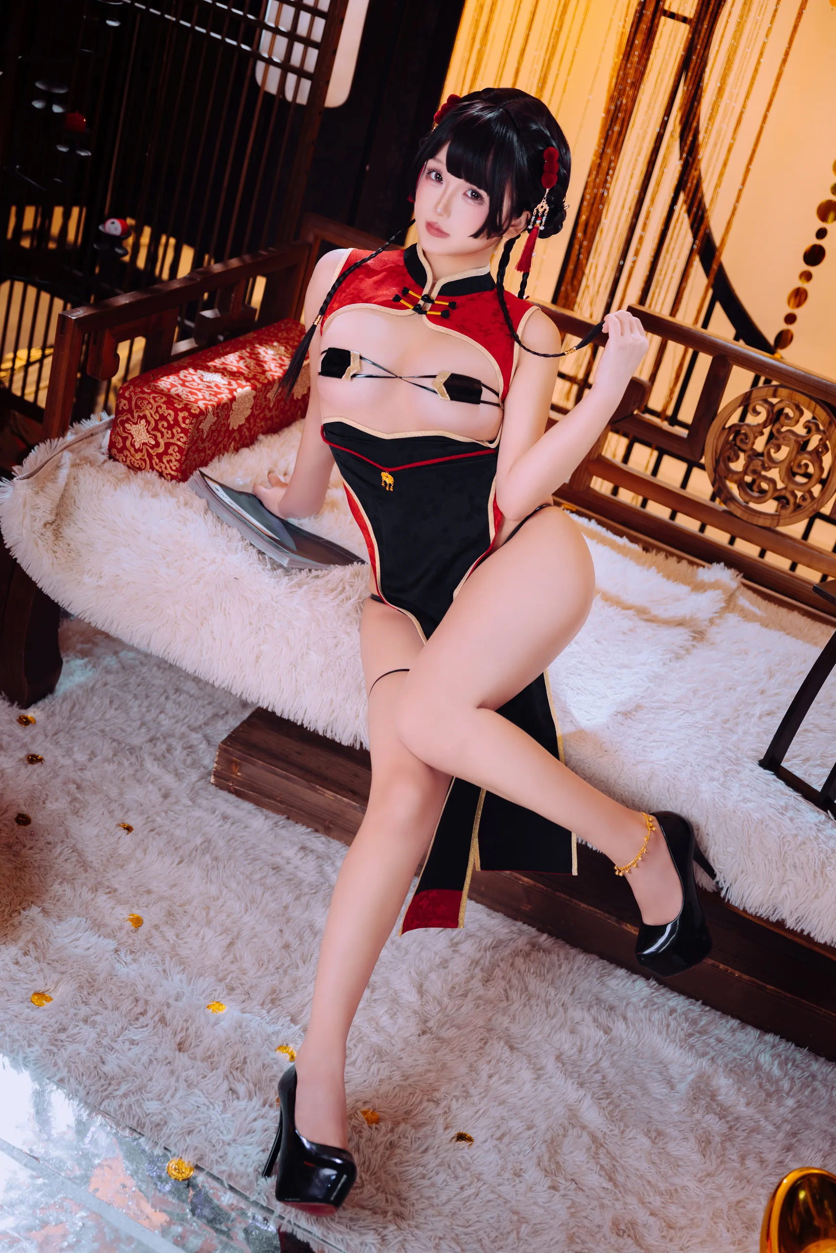 日奈娇 新年限定旗袍 - 第7张写真大图
