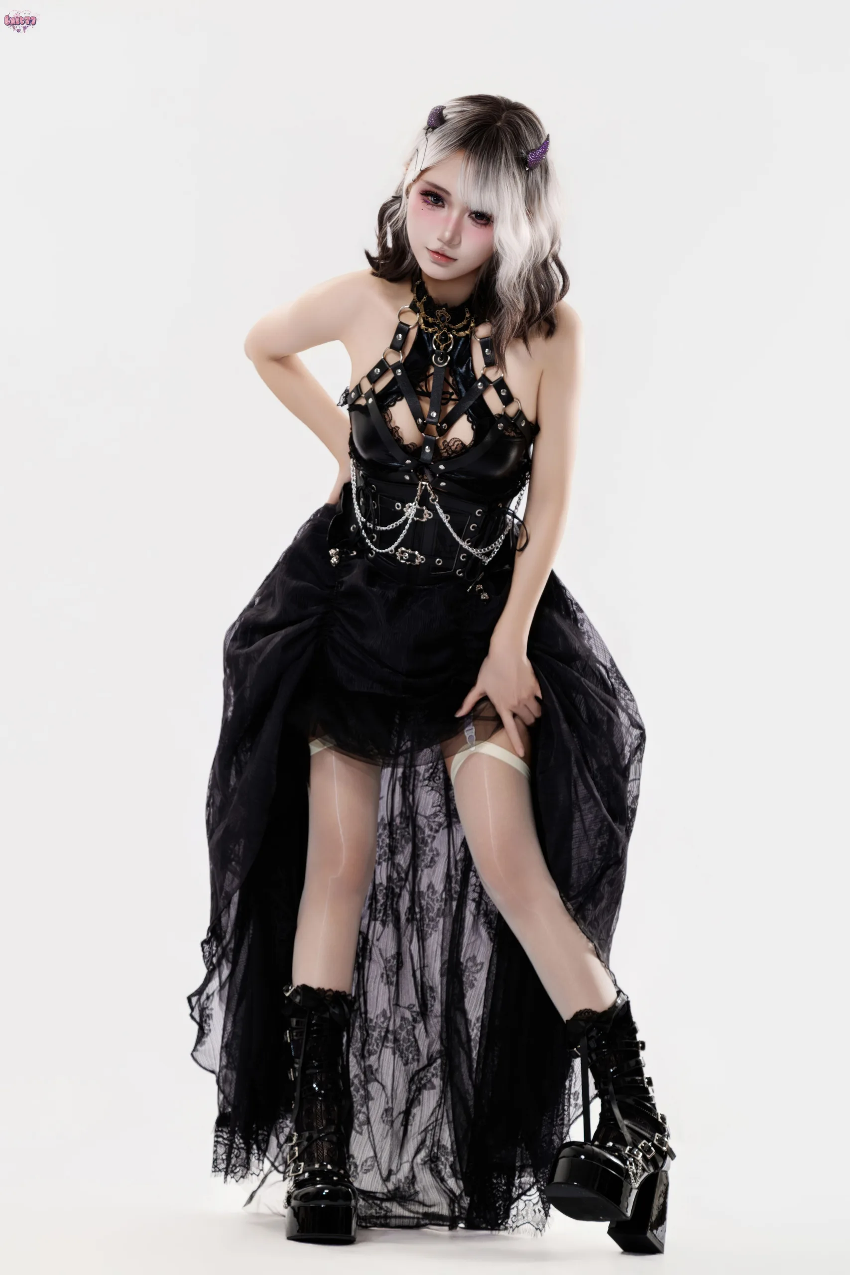 柒柒要乖哦 魔女盛宴 - 第2张写真大图