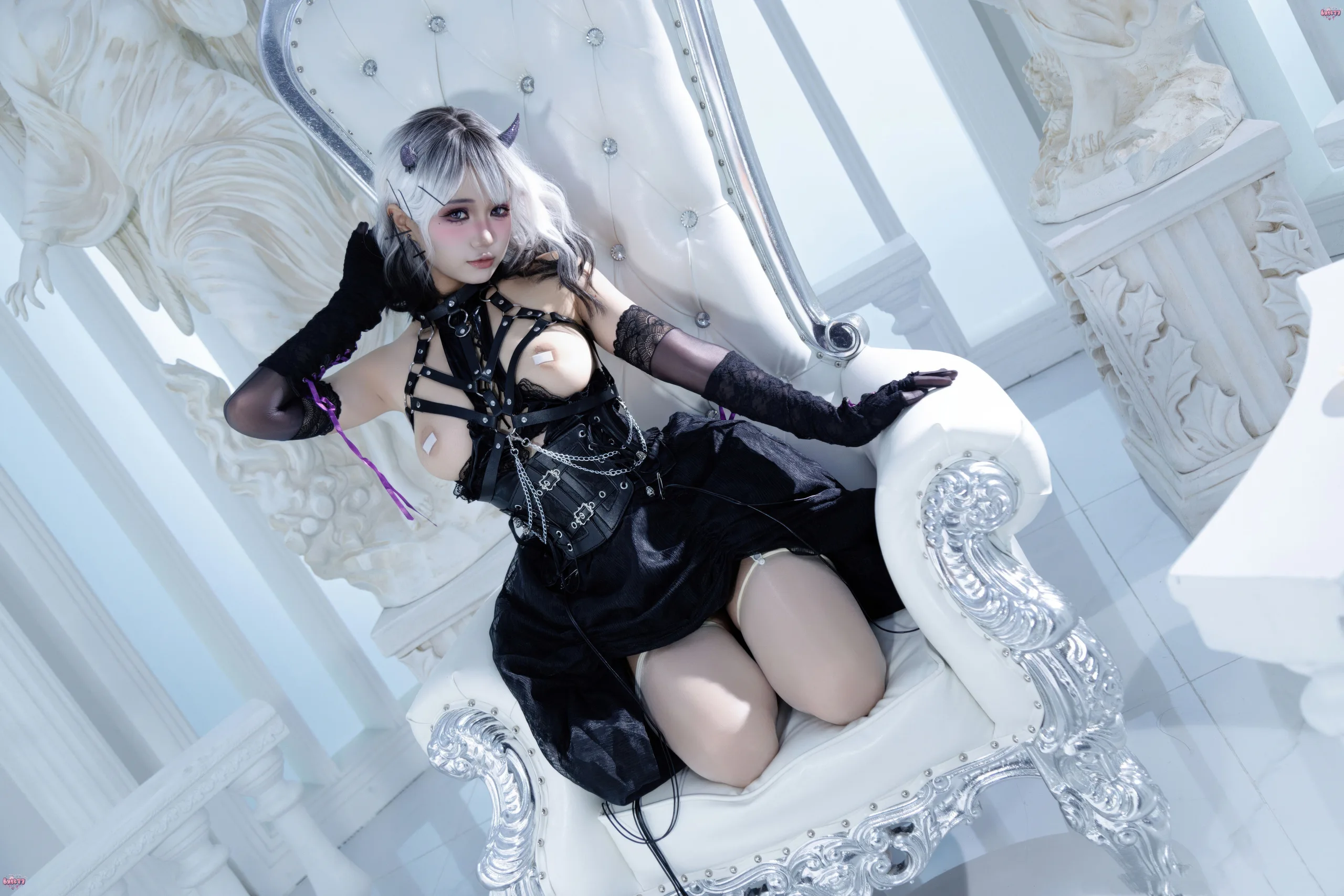 柒柒要乖哦 魔女盛宴 - 第40张写真大图