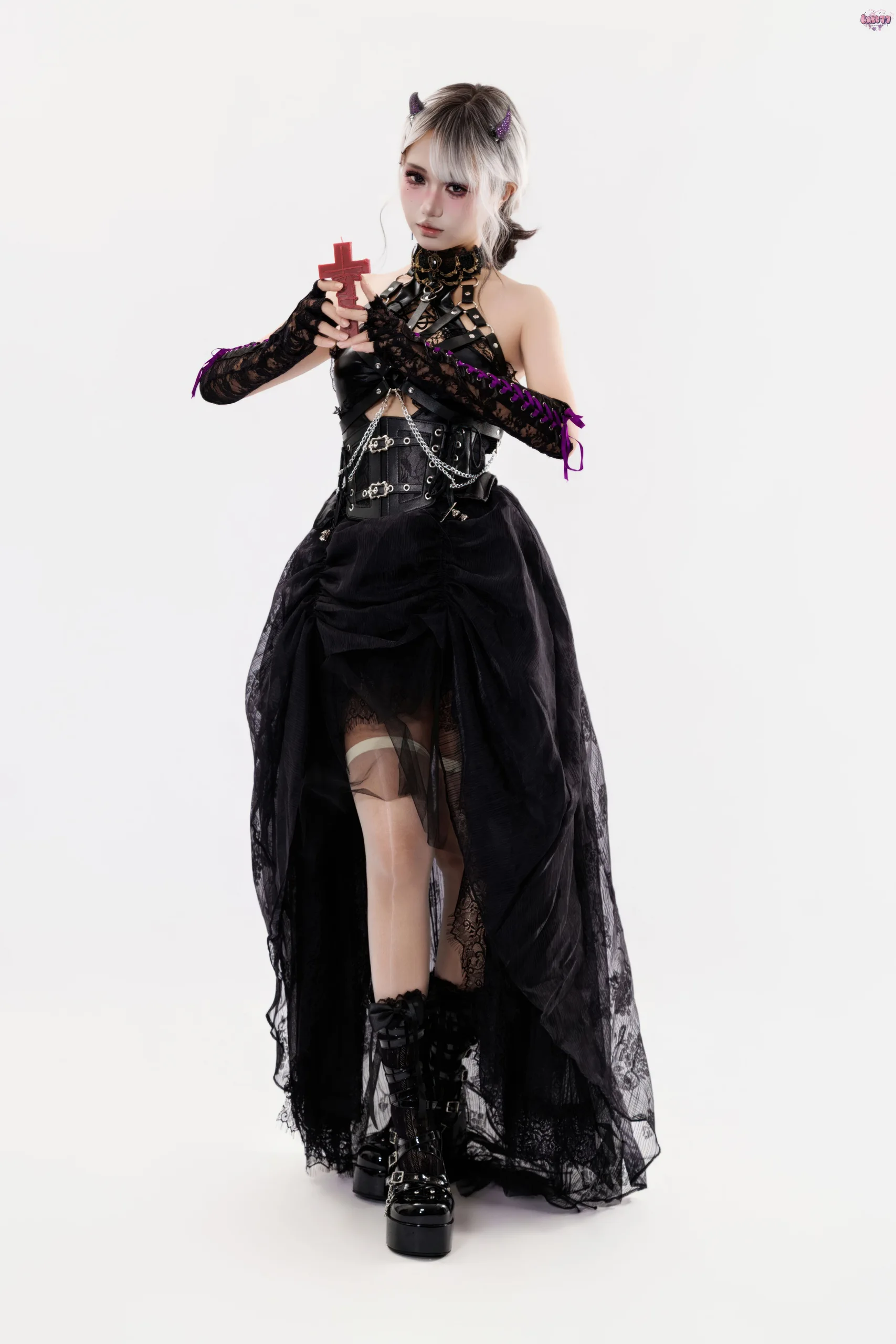 柒柒要乖哦 魔女盛宴 - 第48张写真大图
