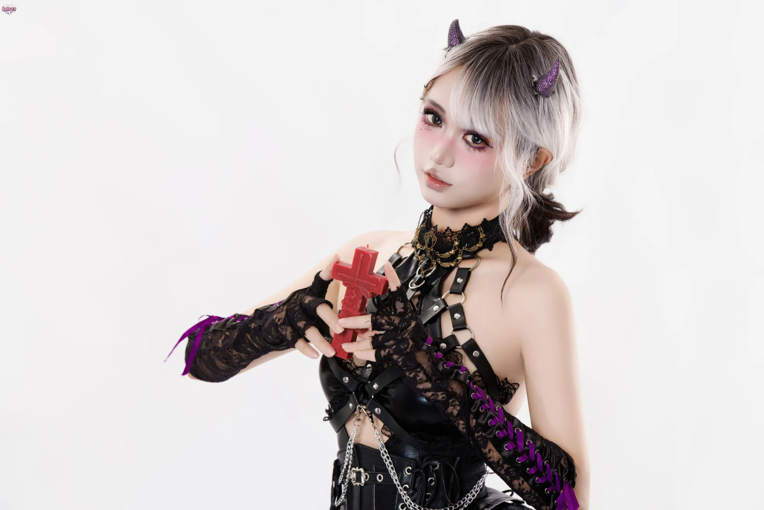 柒柒要乖哦 魔女盛宴 - 第50张写真大图