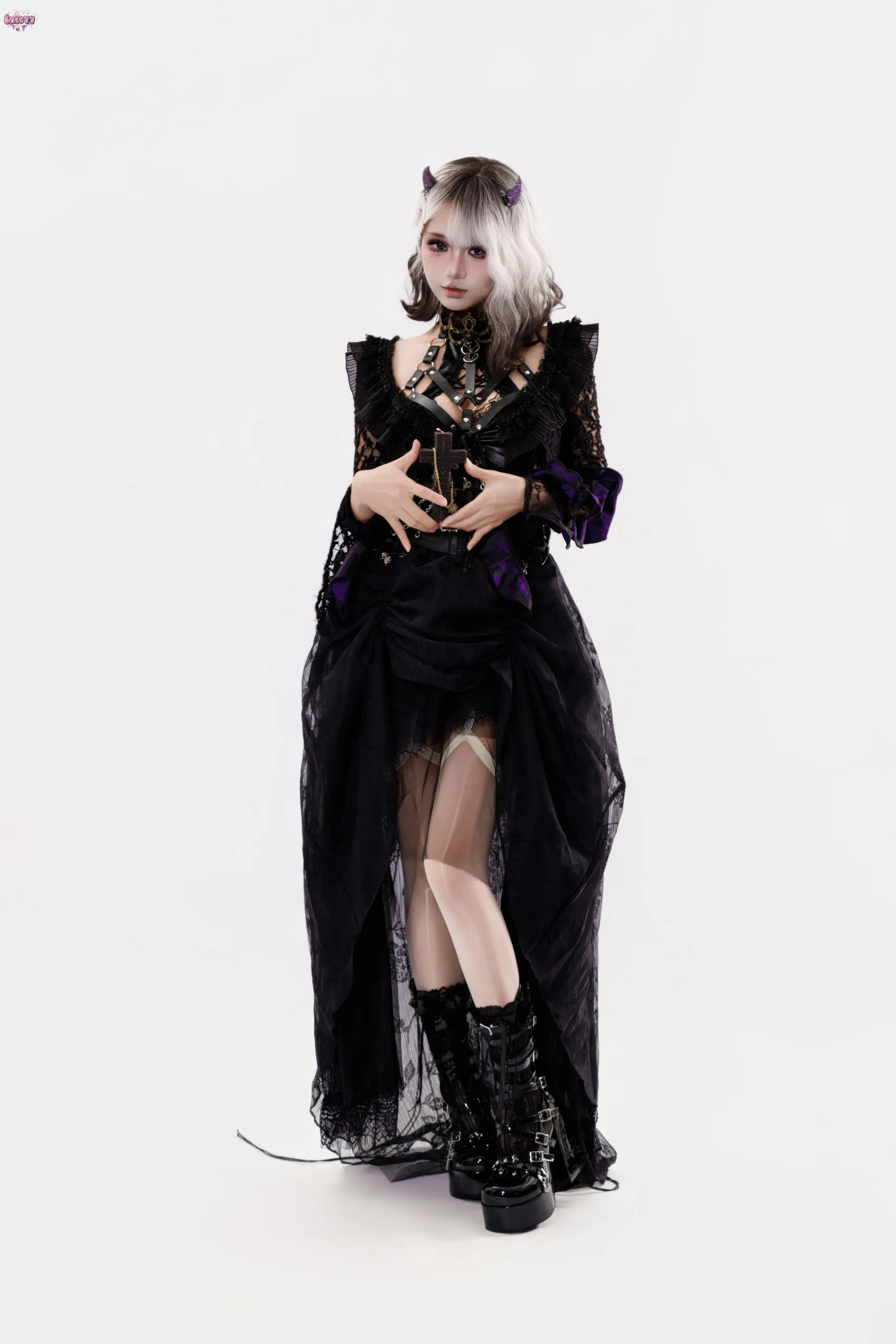 柒柒要乖哦 魔女盛宴 - 第51张写真大图