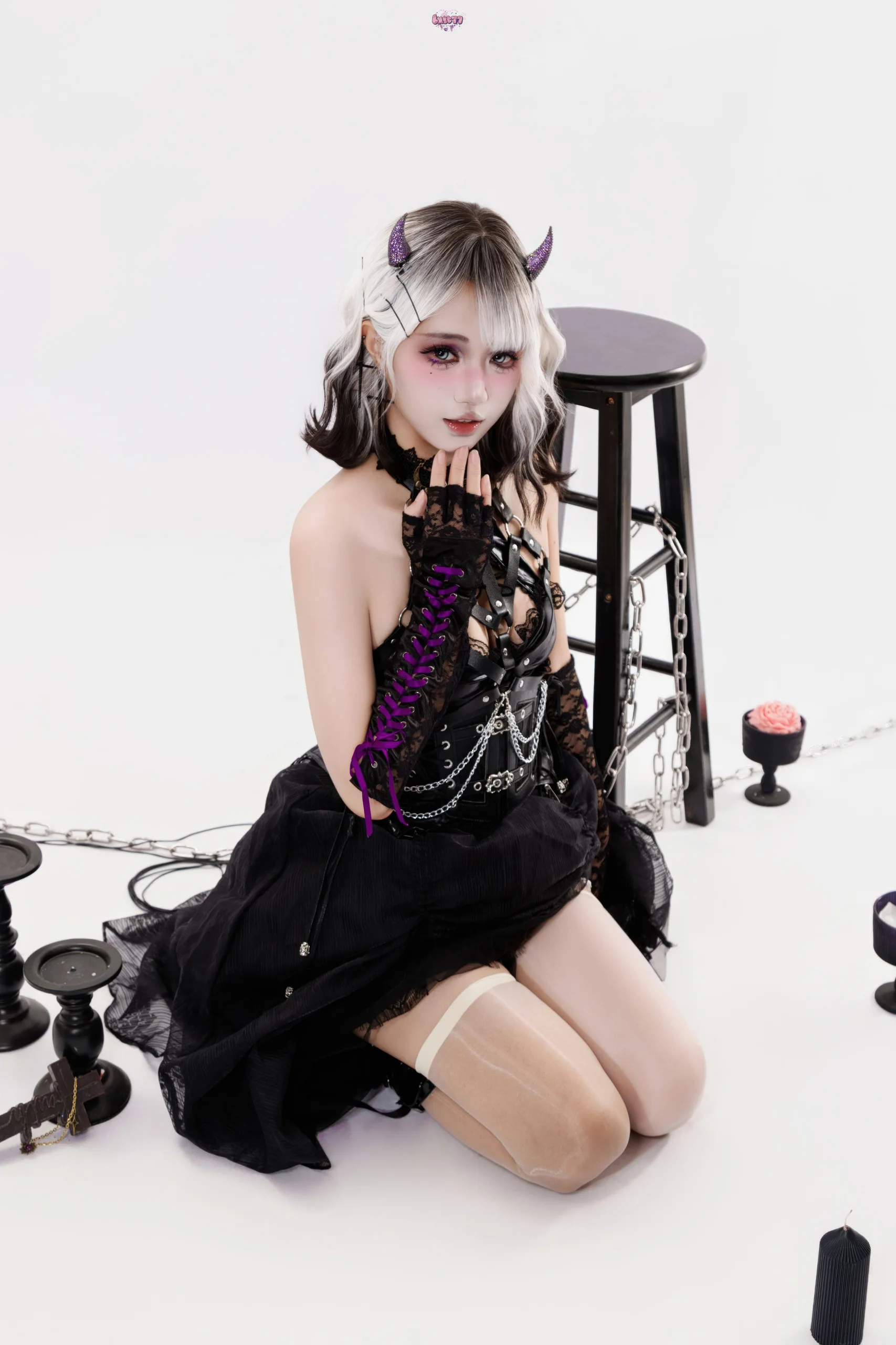 柒柒要乖哦 魔女盛宴 - 第64张写真大图