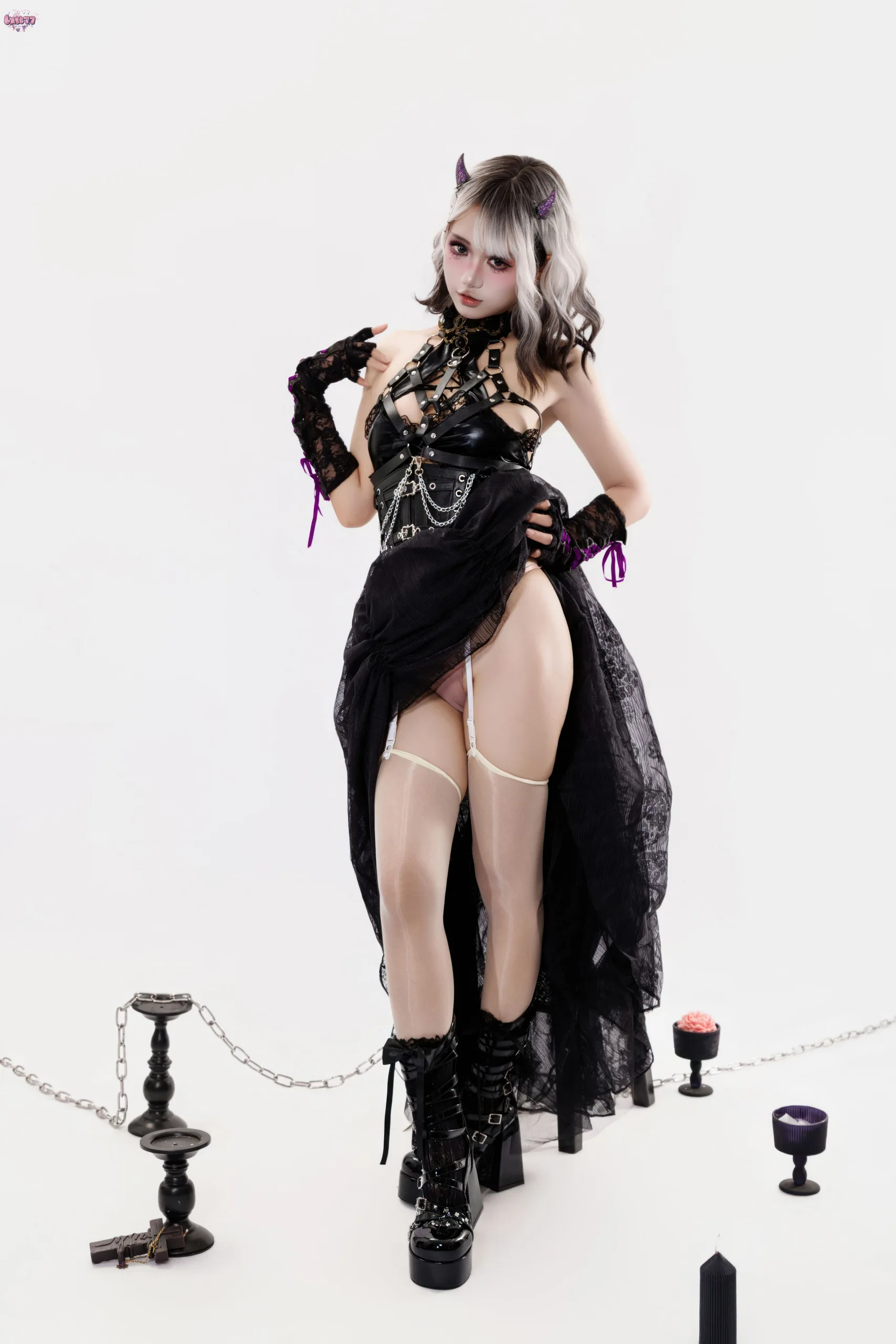 柒柒要乖哦 魔女盛宴 - 第90张写真大图