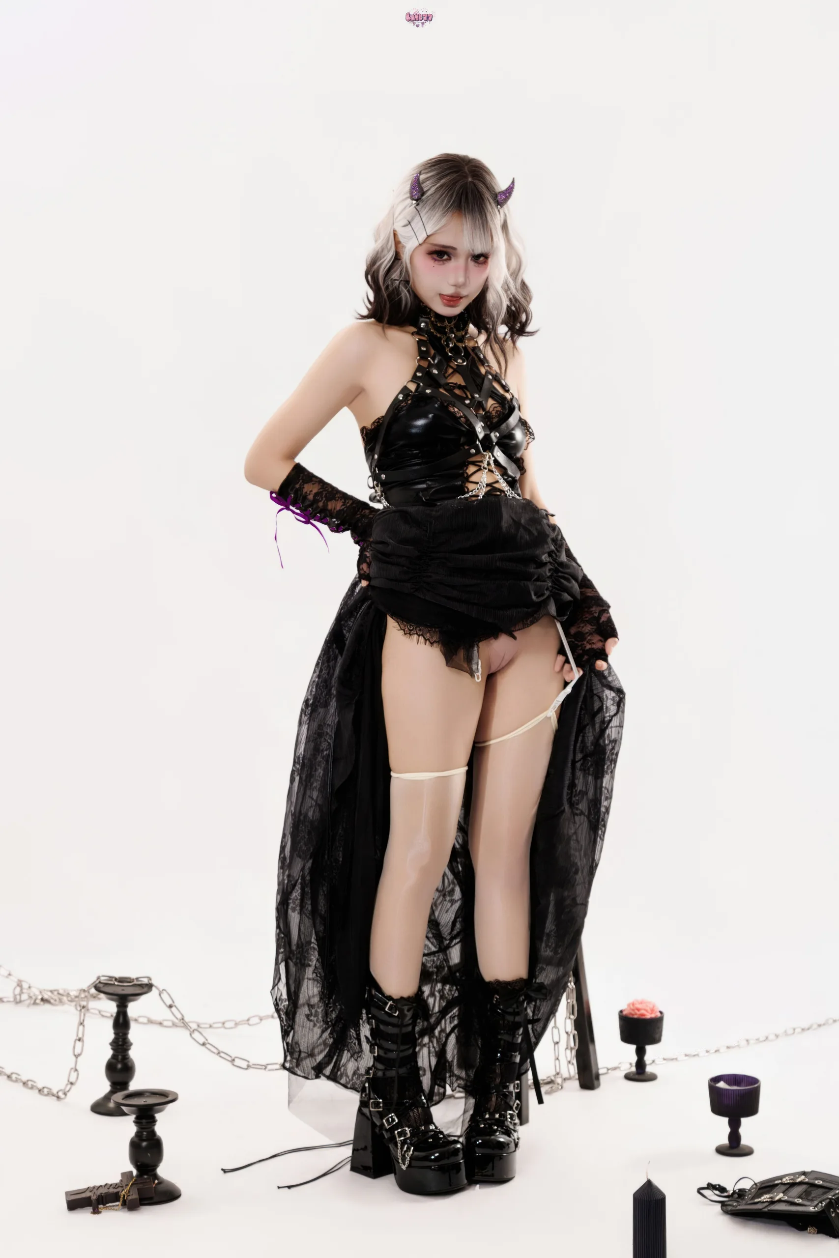 柒柒要乖哦 魔女盛宴 - 第96张写真大图