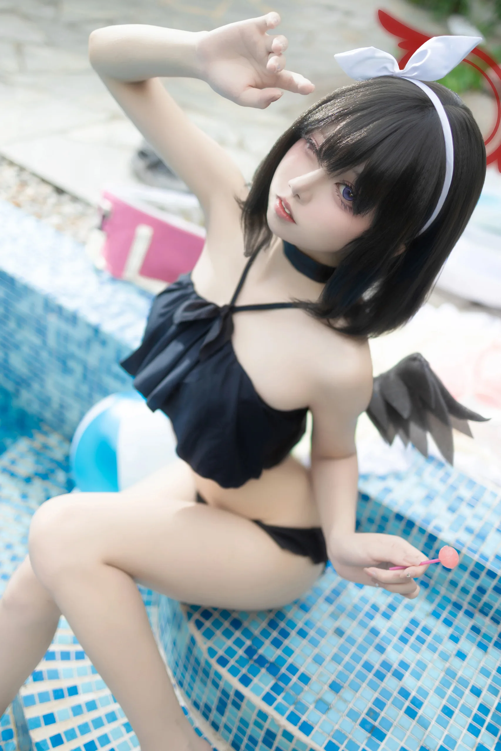 纸悦Etsu_ko 蔚蓝档案 静山真白泳装 - 第11张写真大图