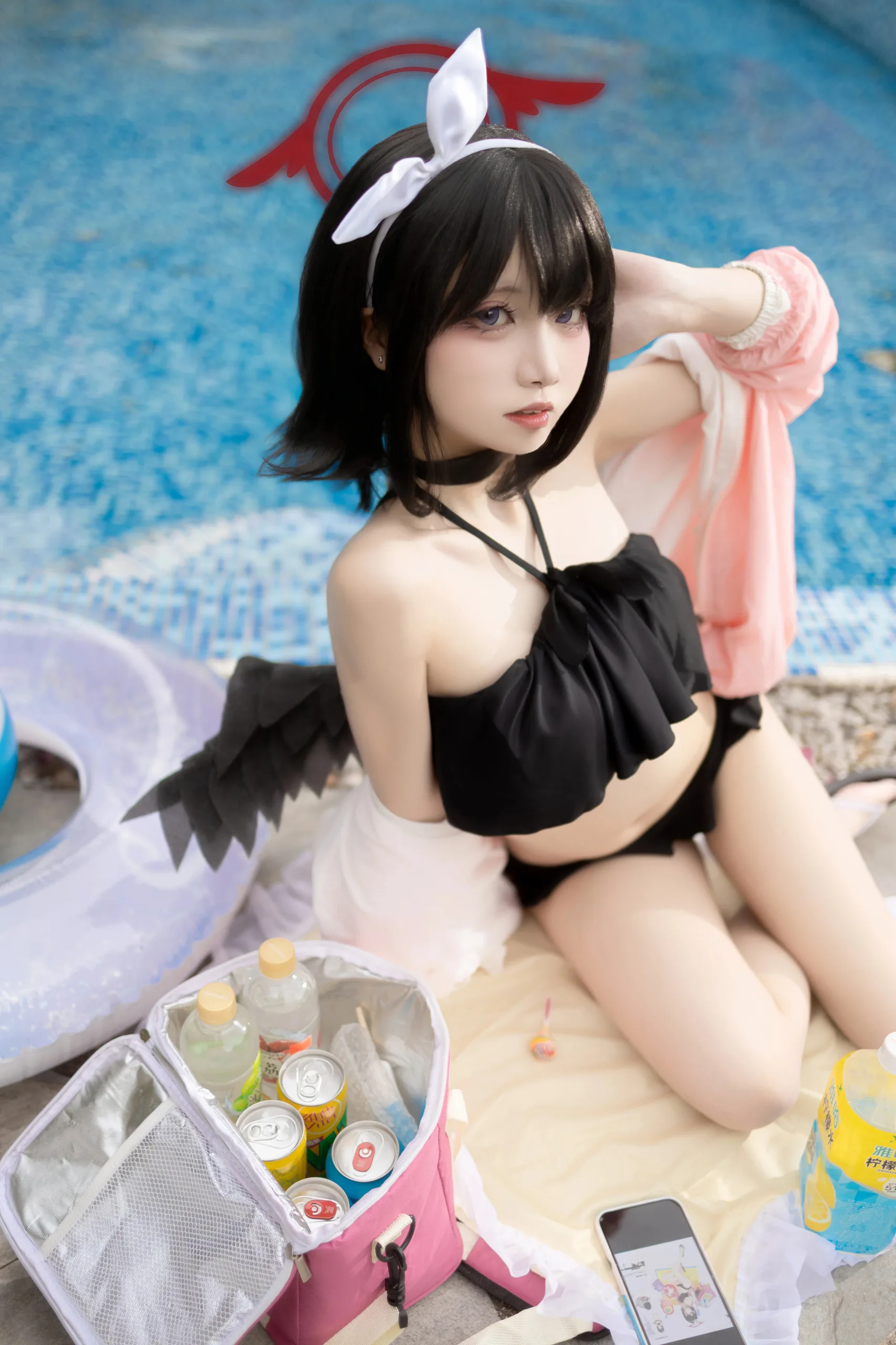 纸悦Etsu_ko 蔚蓝档案 静山真白泳装 - 第22张写真大图