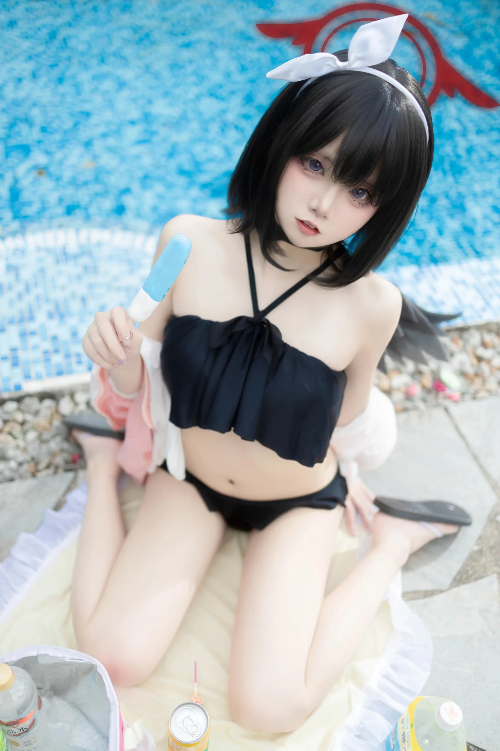 纸悦Etsu_ko 蔚蓝档案 静山真白泳装 - 第24张写真大图