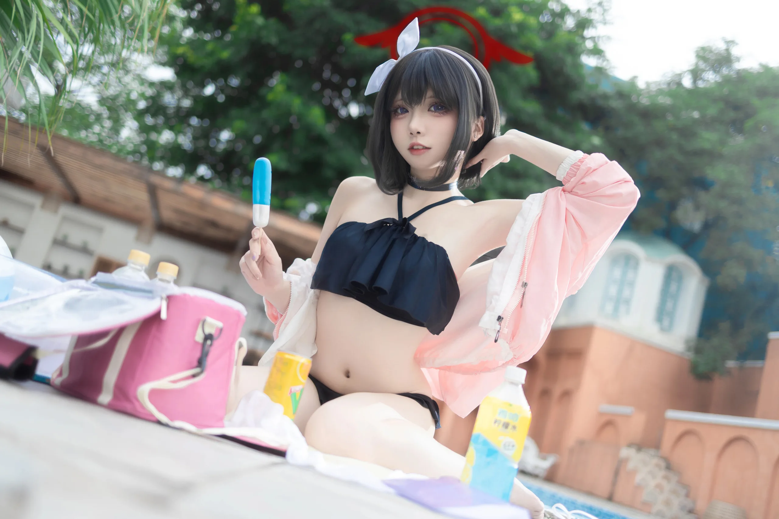 纸悦Etsu_ko 蔚蓝档案 静山真白泳装 - 第25张写真大图