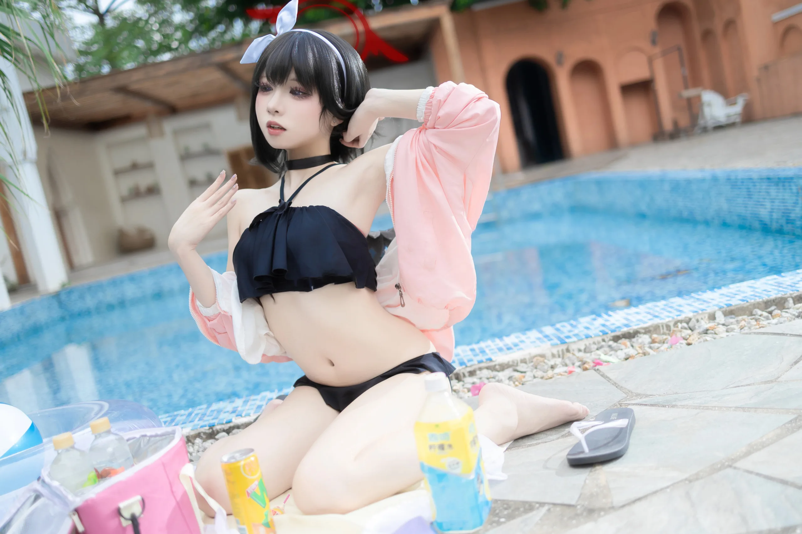 纸悦Etsu_ko 蔚蓝档案 静山真白泳装 - 第27张写真大图