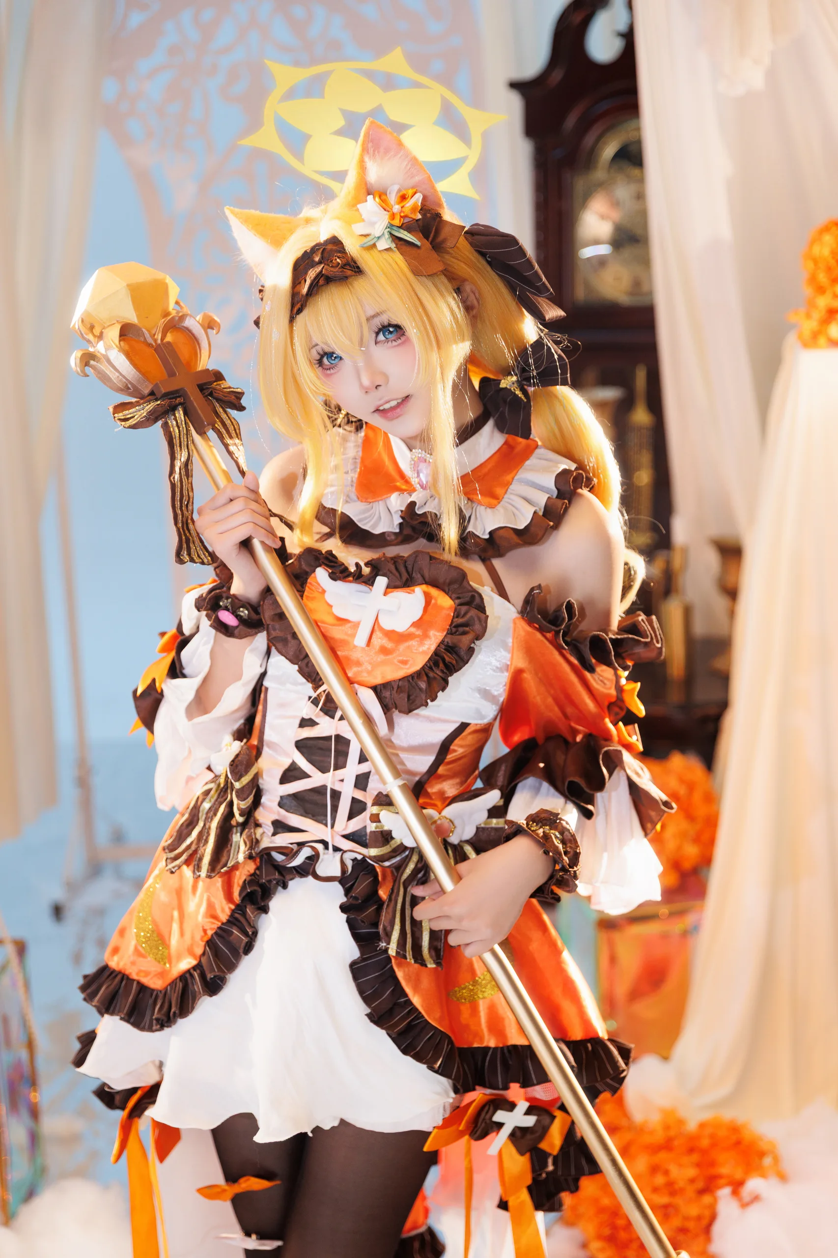 艾西Aiwest 蔚蓝档案伊落玛丽 魔法少女 - 第2张写真大图