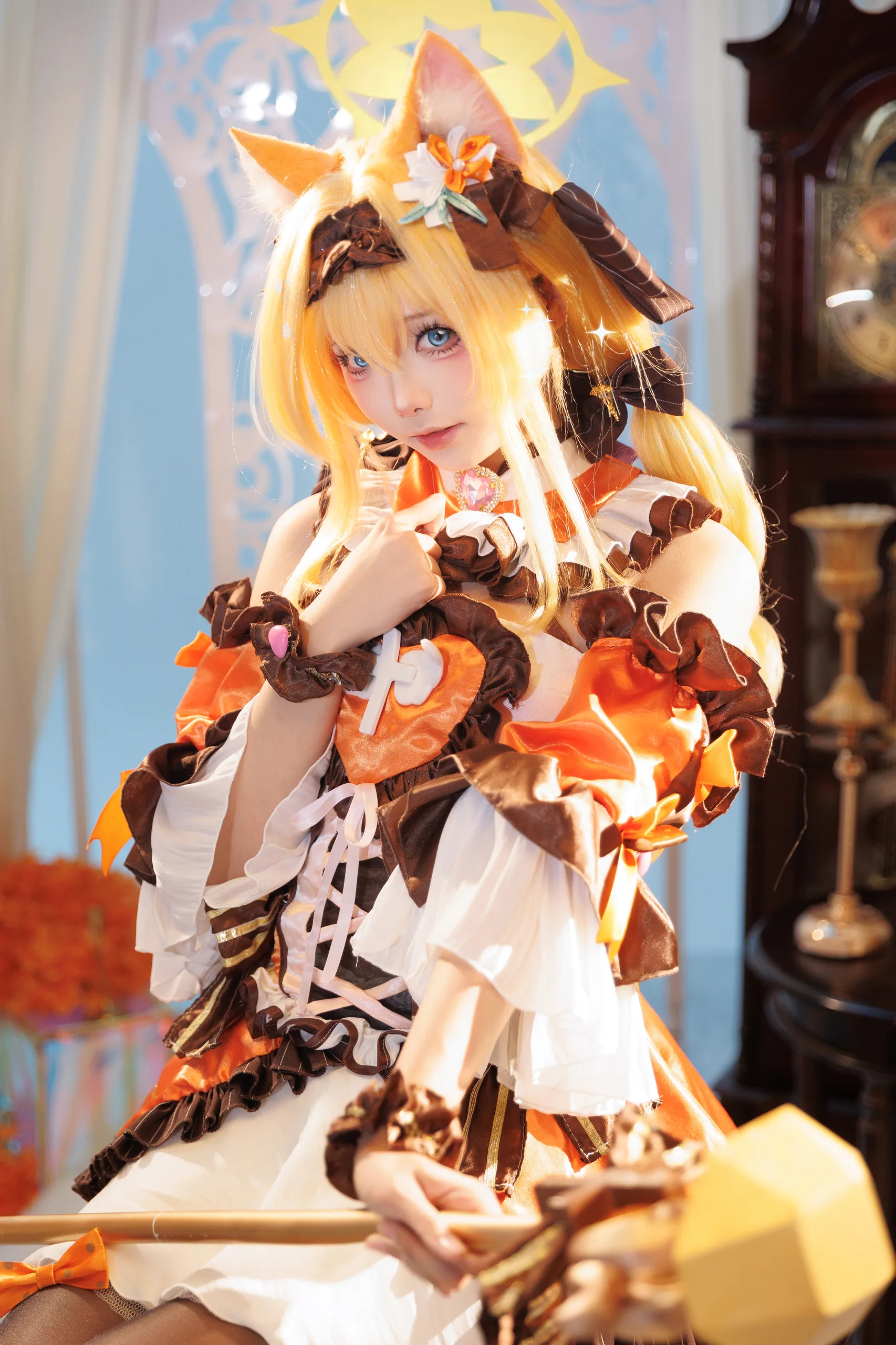 艾西Aiwest 蔚蓝档案伊落玛丽 魔法少女 - 第25张写真大图