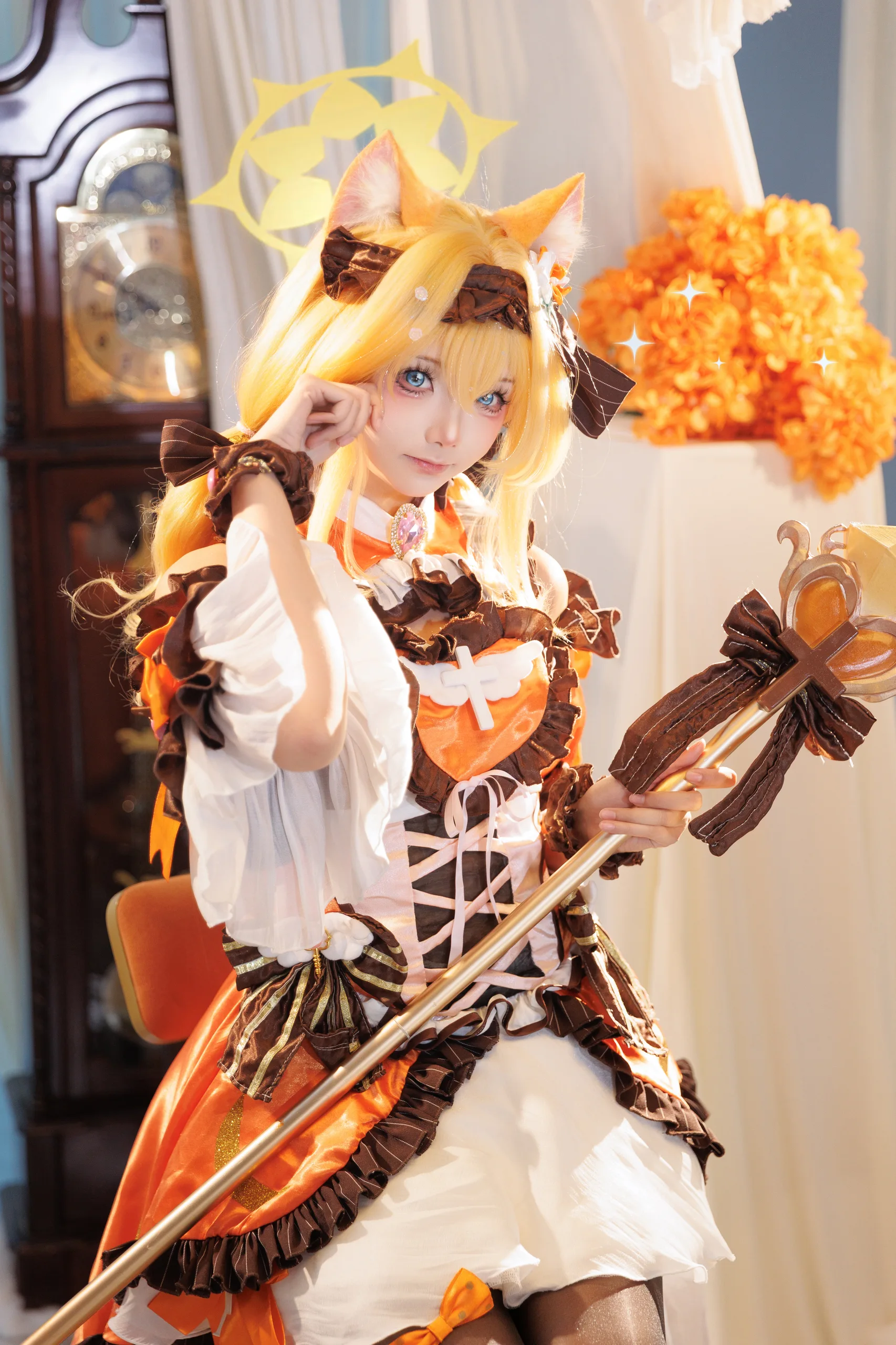 艾西Aiwest 蔚蓝档案伊落玛丽 魔法少女 - 第26张写真大图