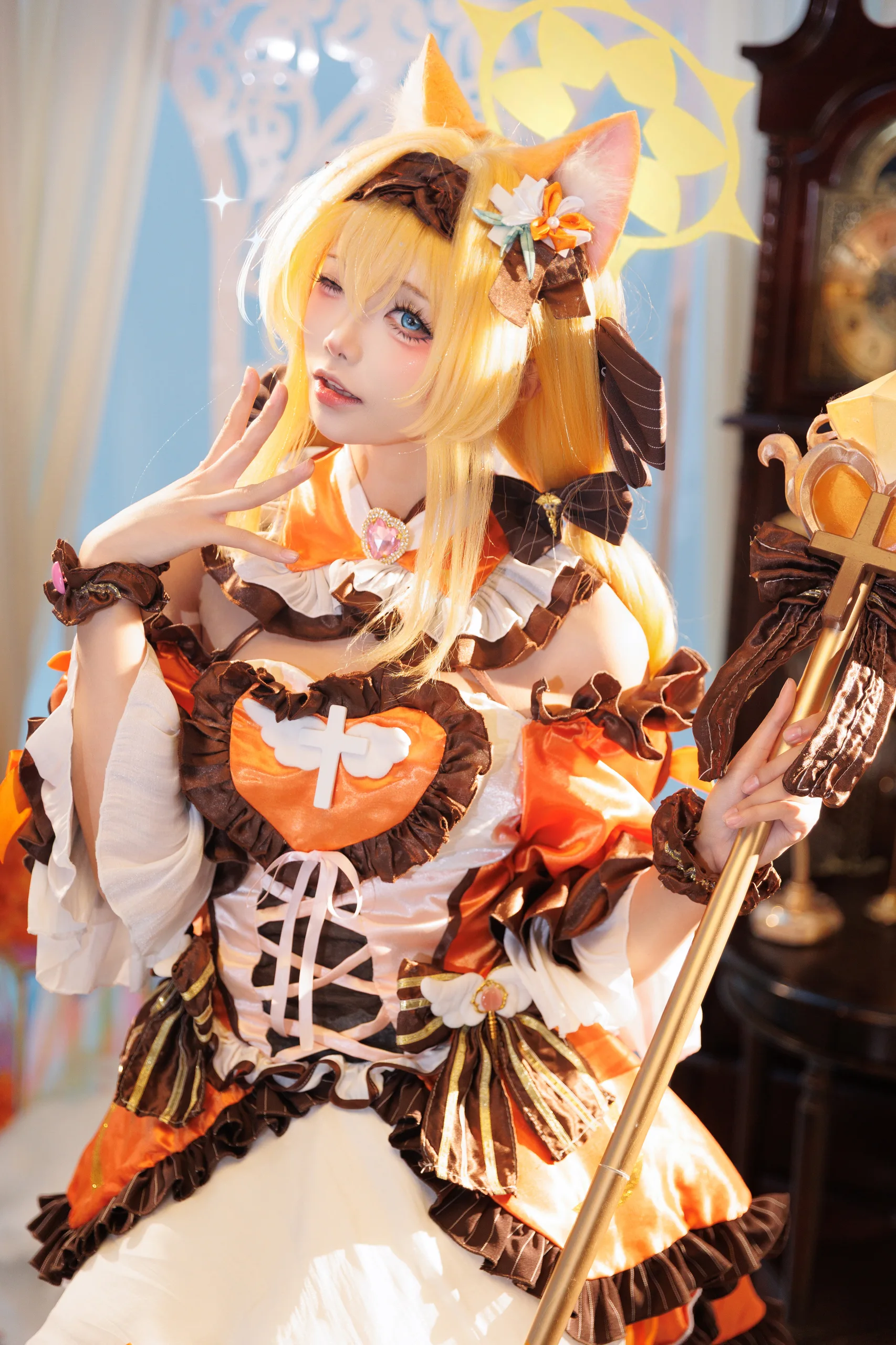 艾西Aiwest 蔚蓝档案伊落玛丽 魔法少女 - 第27张写真大图