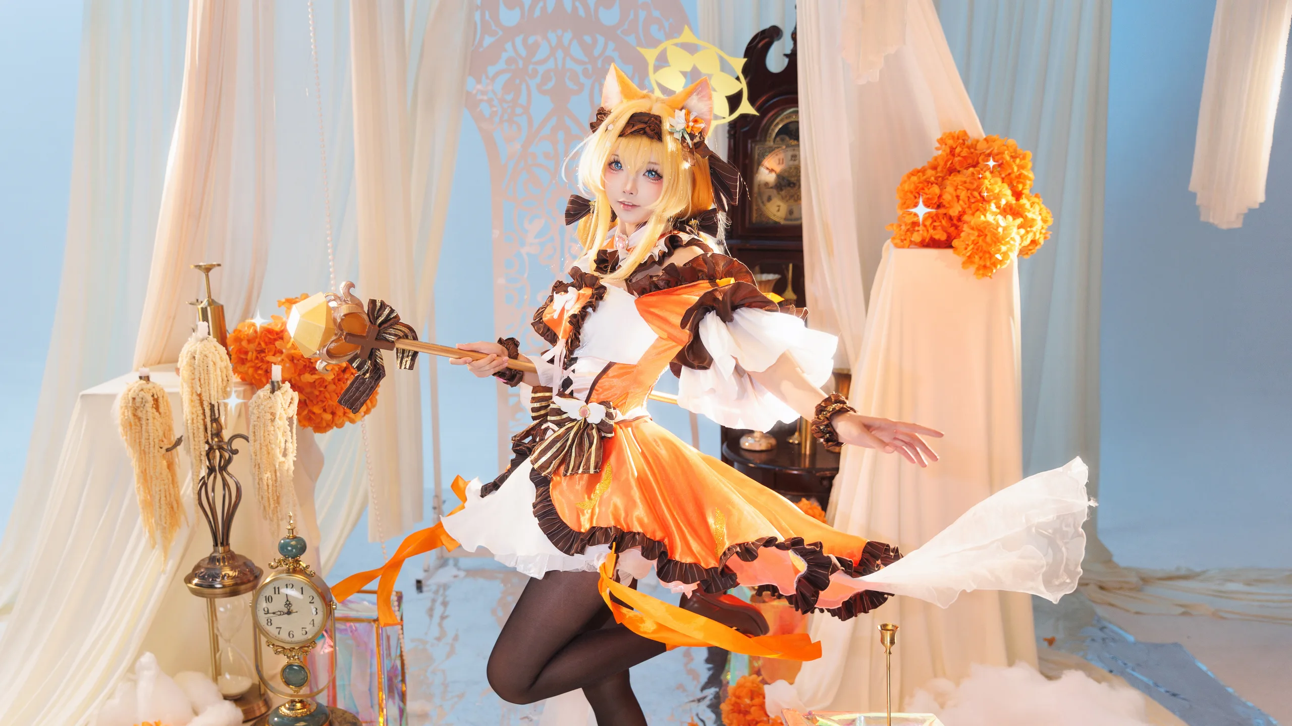 艾西Aiwest 蔚蓝档案伊落玛丽 魔法少女 - 第4张写真大图