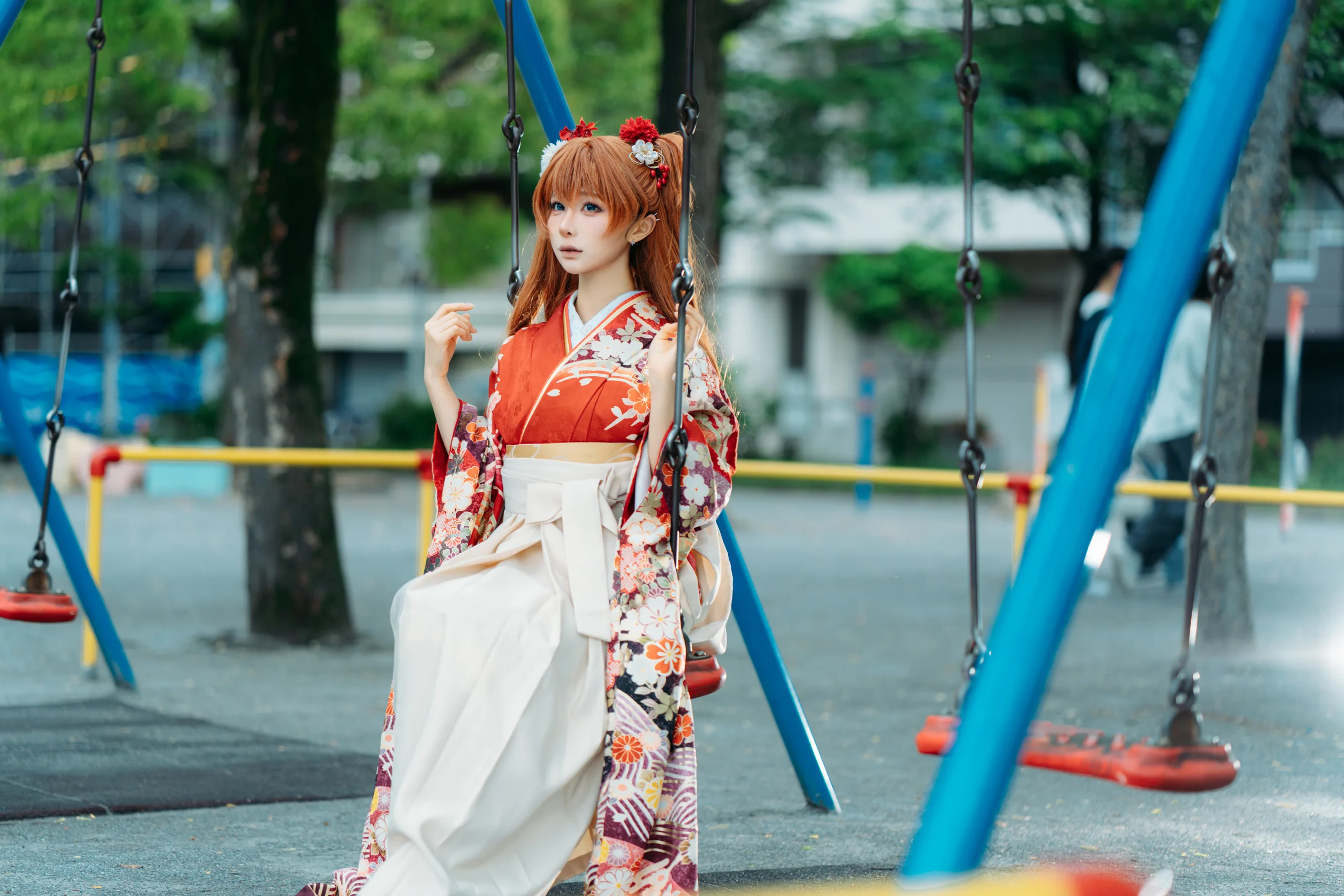 蠢沫沫 EVA明日香和服 - 第10张写真大图