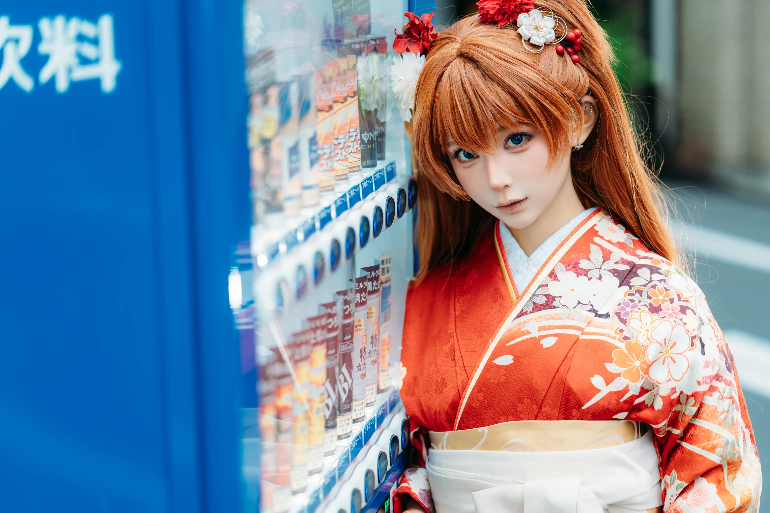 蠢沫沫 EVA明日香和服 - 第17张写真大图