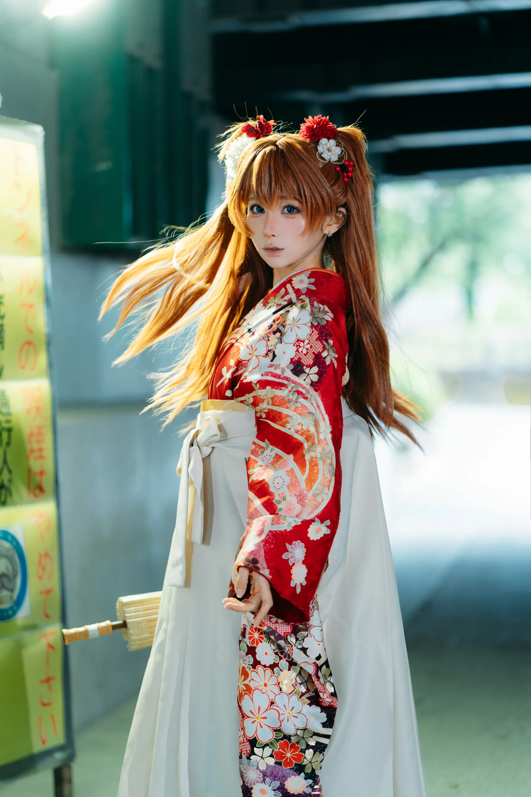 蠢沫沫 EVA明日香和服 - 第25张写真大图
