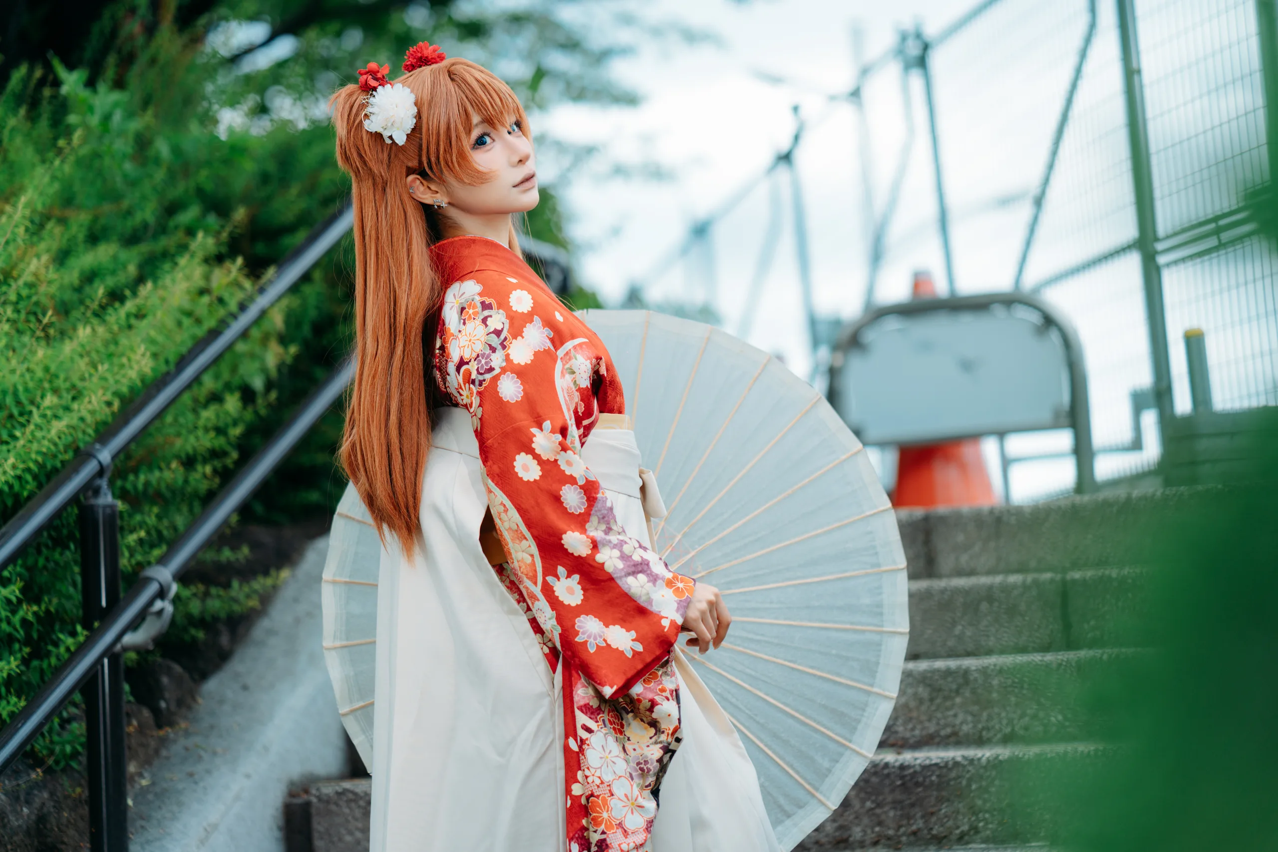 蠢沫沫 EVA明日香和服 - 第28张写真大图