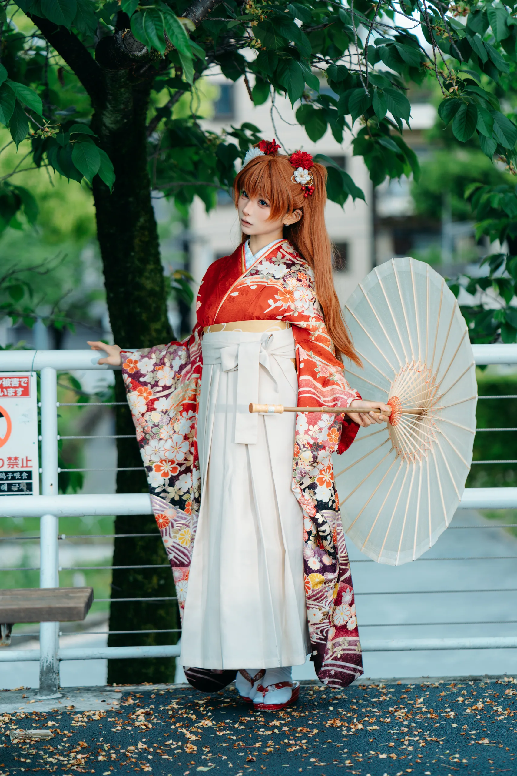 蠢沫沫 EVA明日香和服 - 第6张写真大图