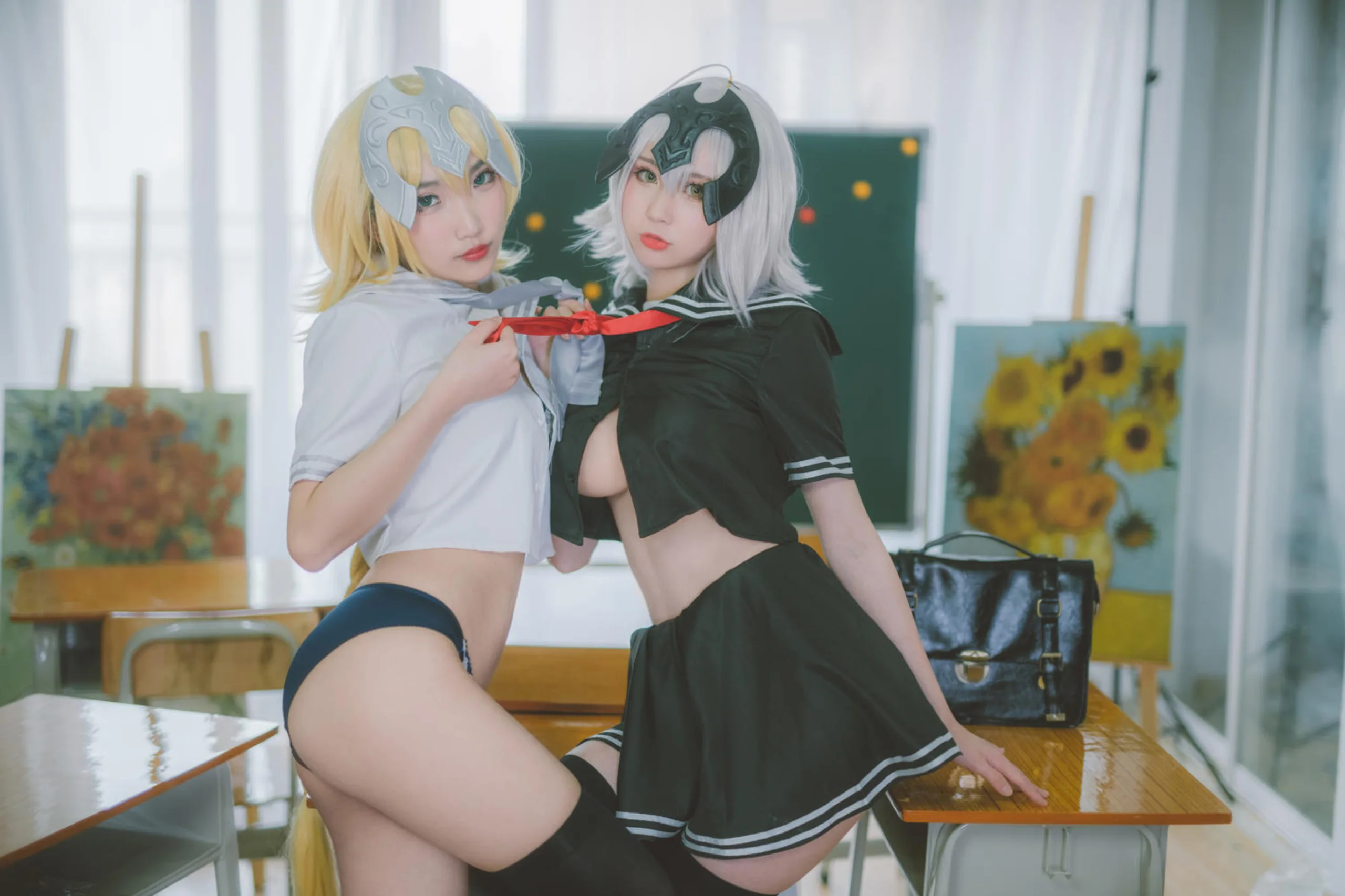 西园寺南歌 黑白贞德 JK制服 24P - 第14张写真大图