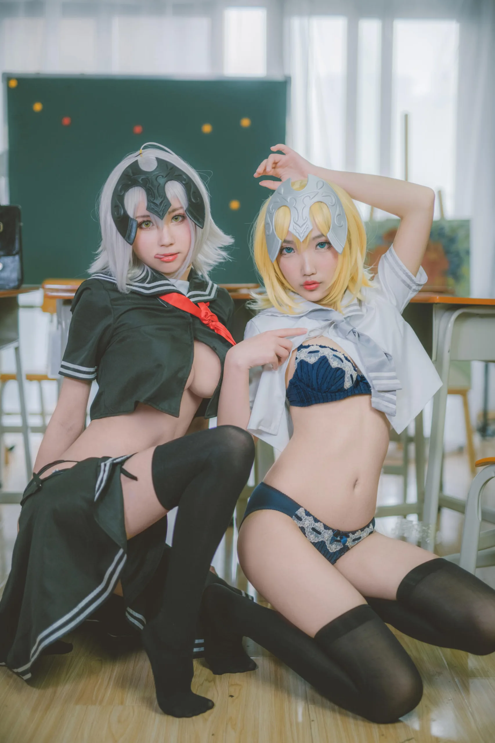 西园寺南歌 黑白贞德 JK制服 24P - 第24张写真大图