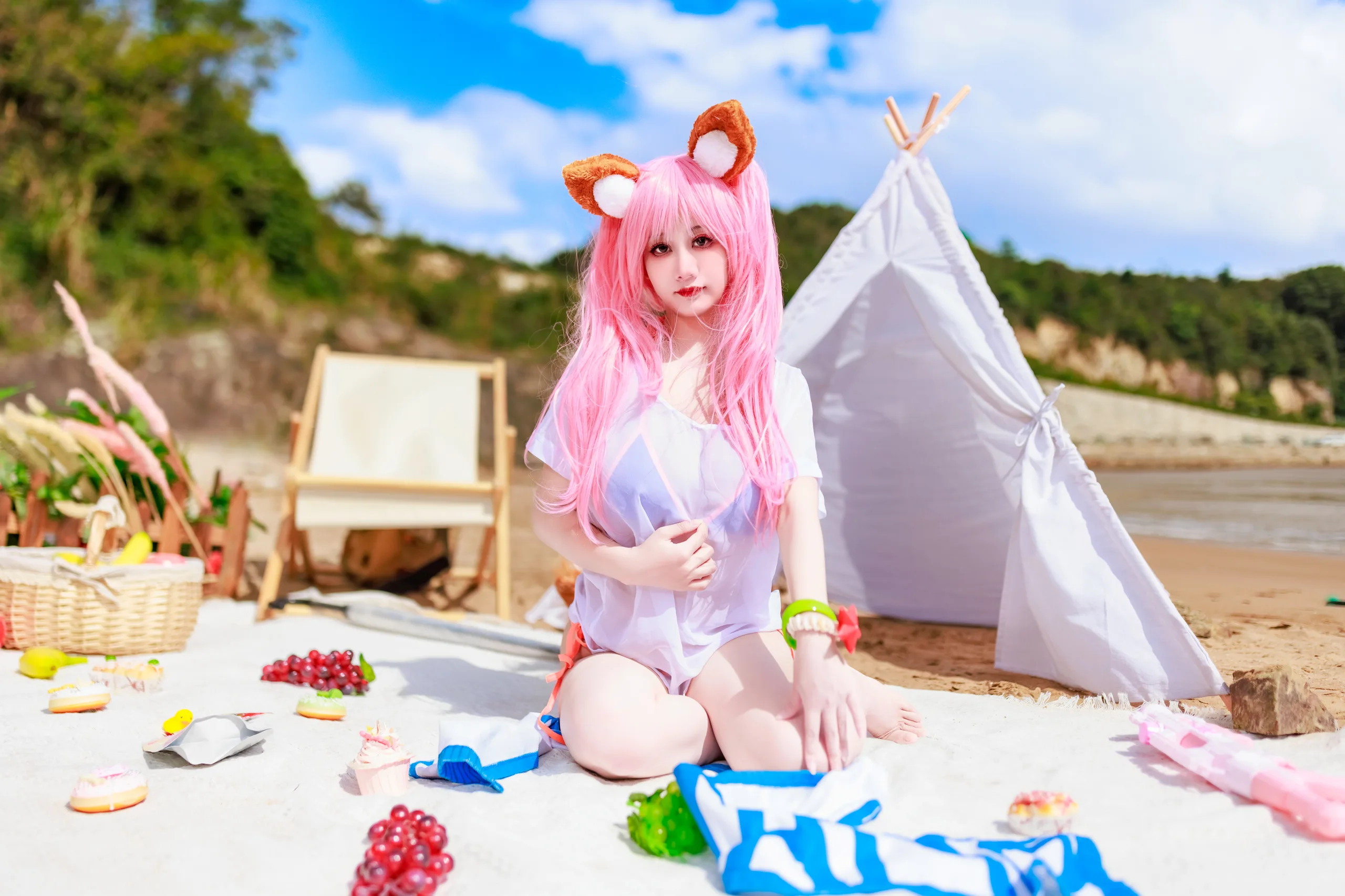 阿雪雪 玉藻前泳装 - 第8张写真大图