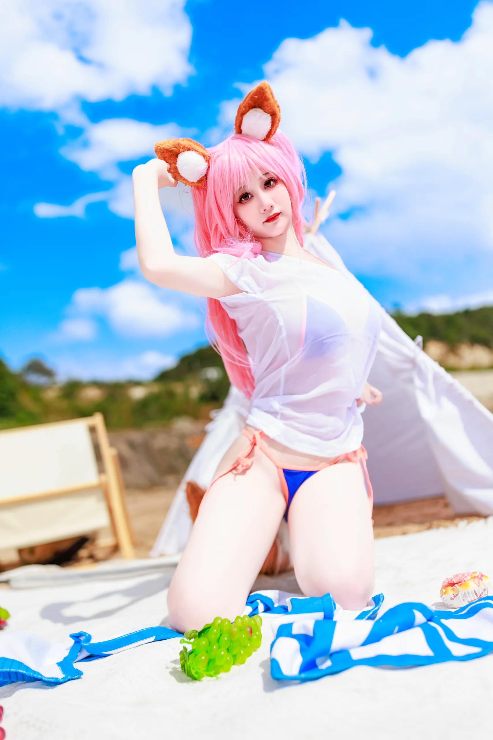 阿雪雪 玉藻前泳装 - 第9张写真大图