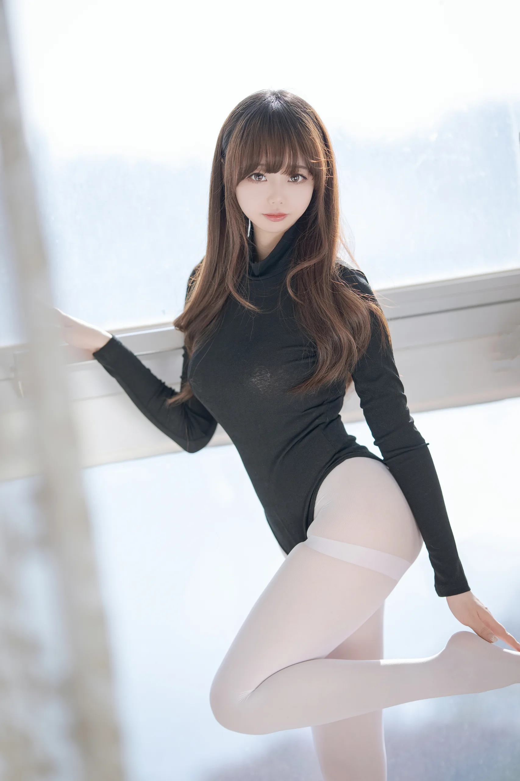 雪琪SAMA 黑与白 42P - 第4张写真大图