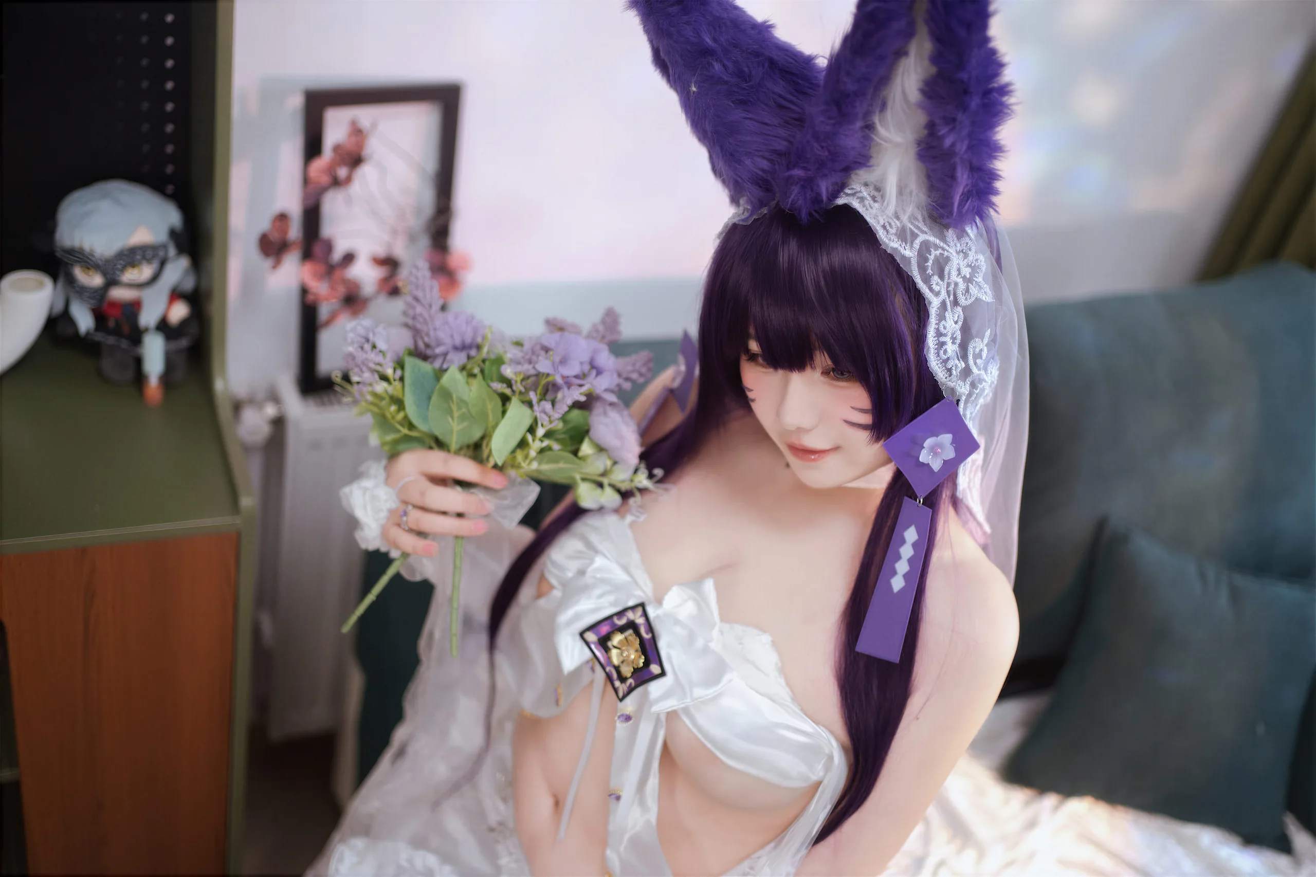 阿半今天很开心 碧蓝航线 武藏誓约花嫁 - 第32张写真大图