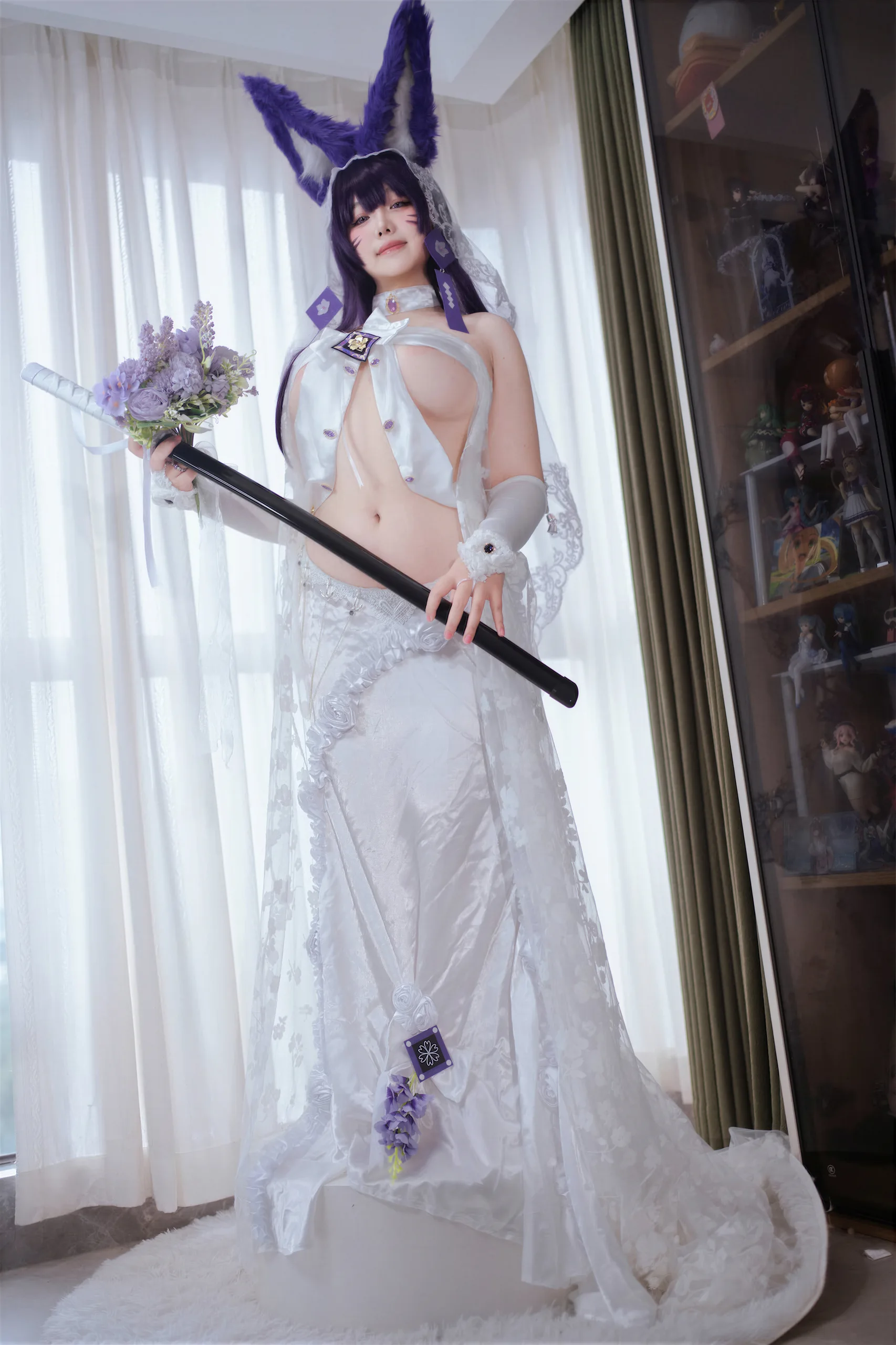 阿半今天很开心 碧蓝航线 武藏誓约花嫁 - 第39张写真大图