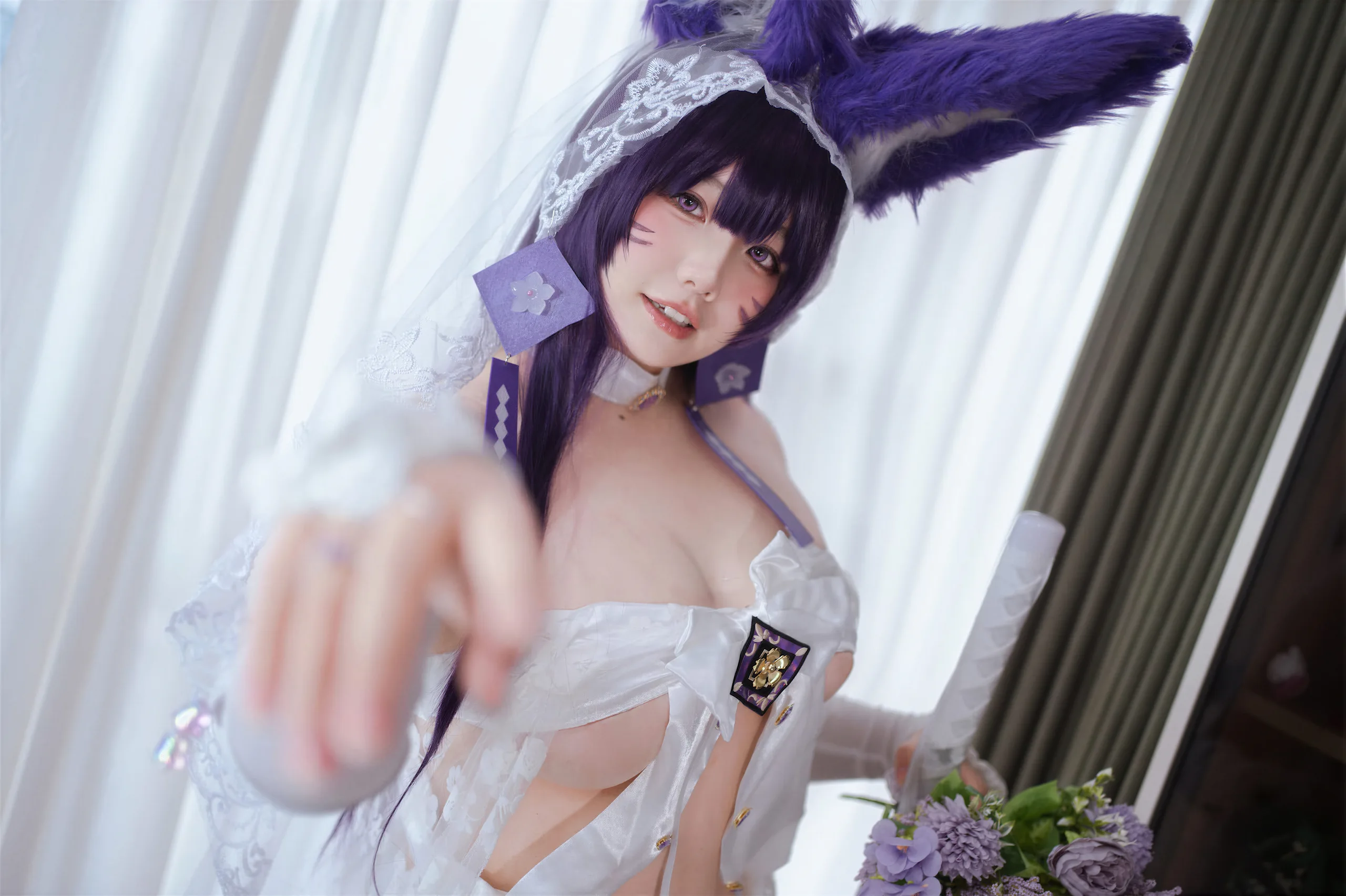 阿半今天很开心 碧蓝航线 武藏誓约花嫁 - 第41张写真大图