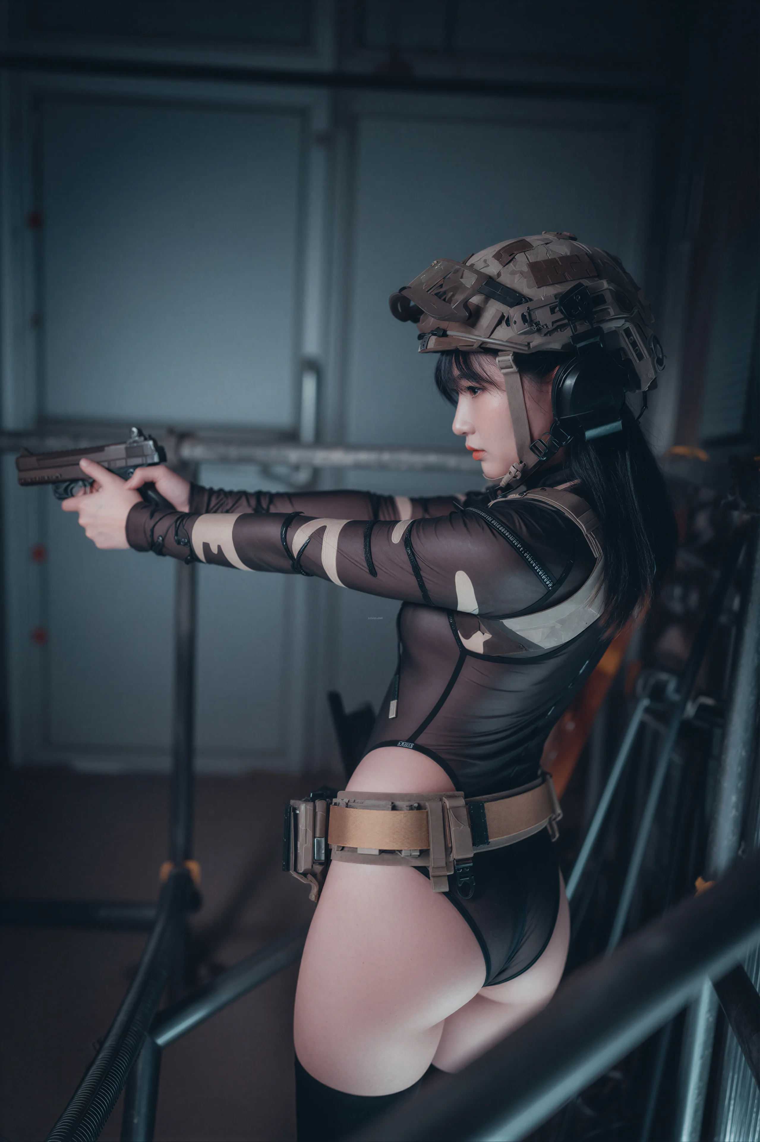 DJAWA Photo – Pia Loose and Tight Combat Green & Camo77P／588MB - 第19张写真大图
