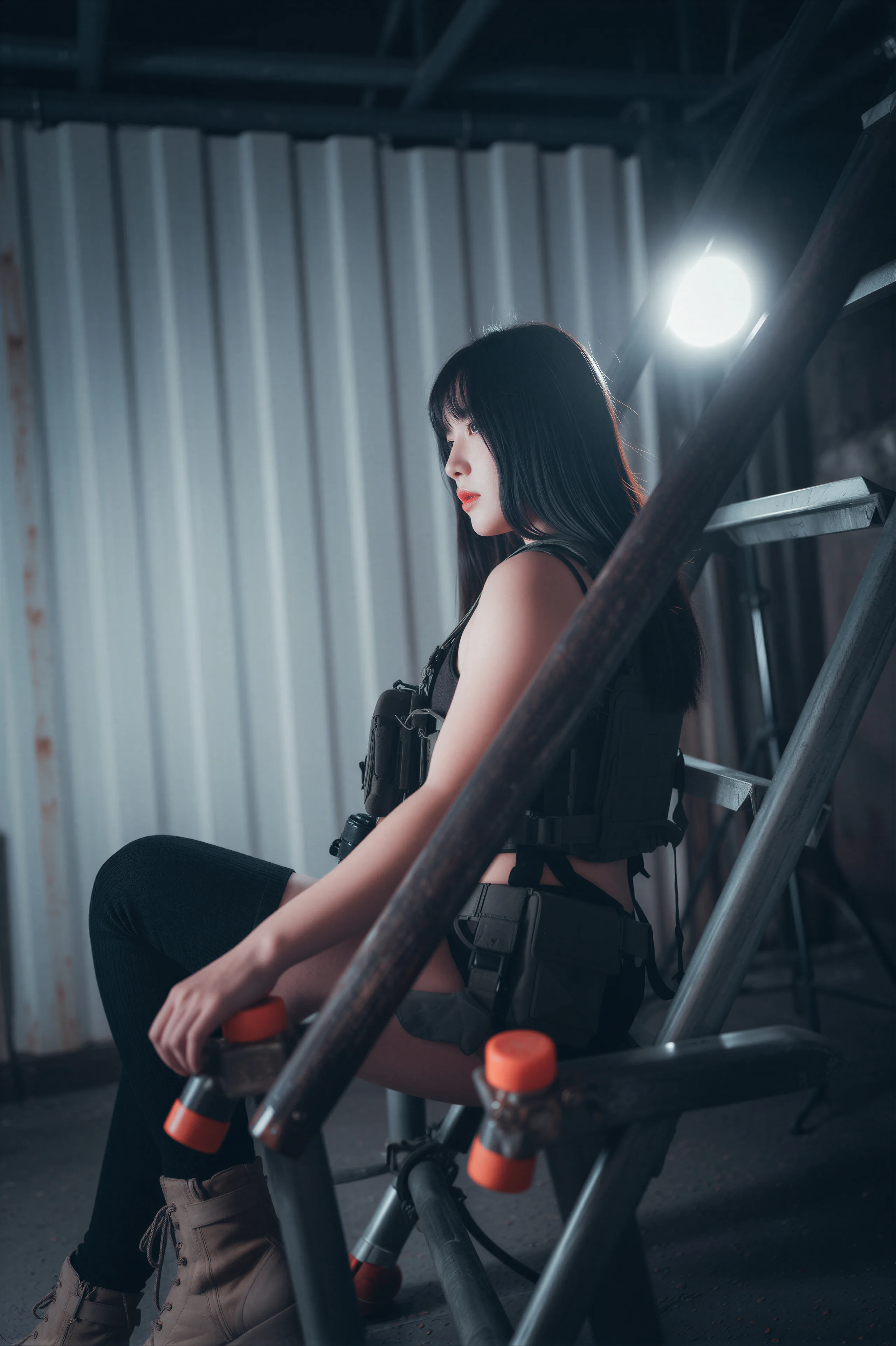 DJAWA Photo – Pia Loose and Tight Combat Green & Camo77P／588MB - 第23张写真大图