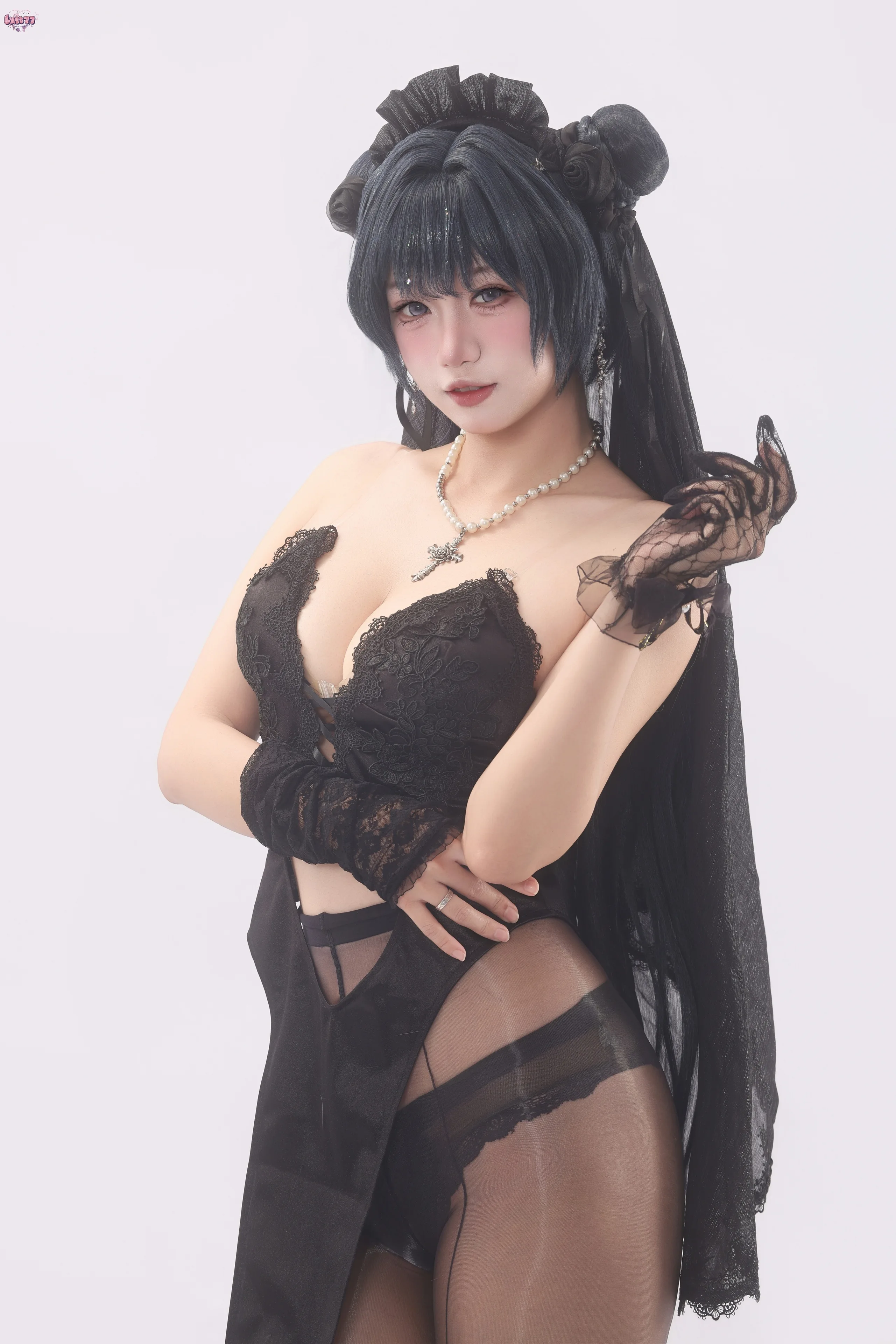 柒柒要乖哦 蔚蓝档案 龙华妃咲 花嫁 85P - 第15张写真大图