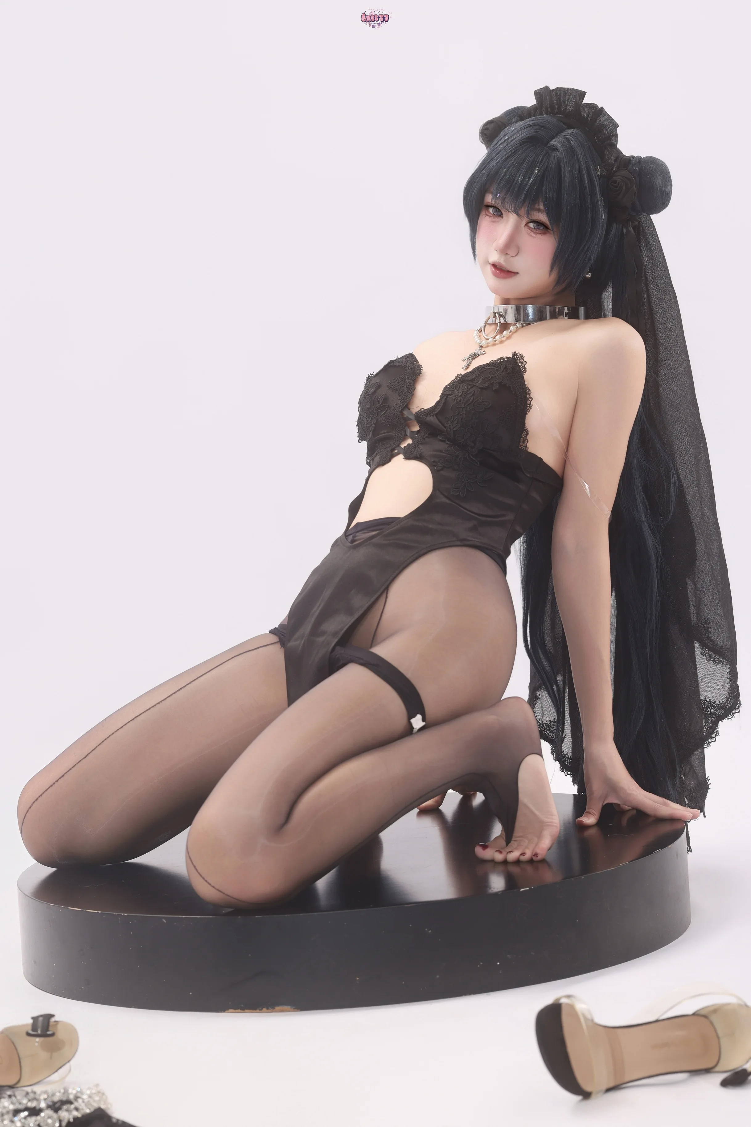 柒柒要乖哦 蔚蓝档案 龙华妃咲 花嫁 85P - 第55张写真大图