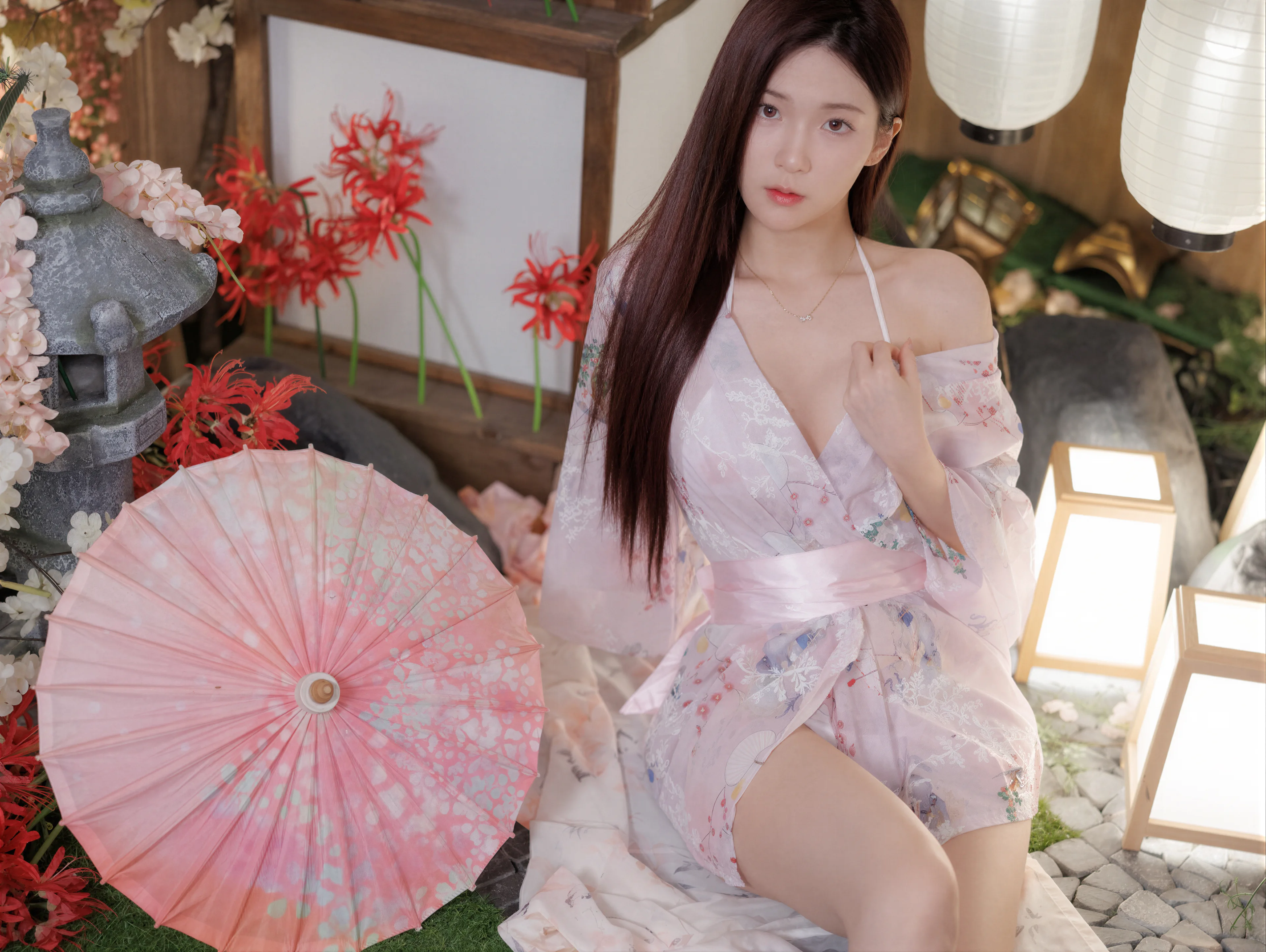 Bimilstory Hayun - Vol.16 Cherry Blossom Date 61P - 第14张写真大图