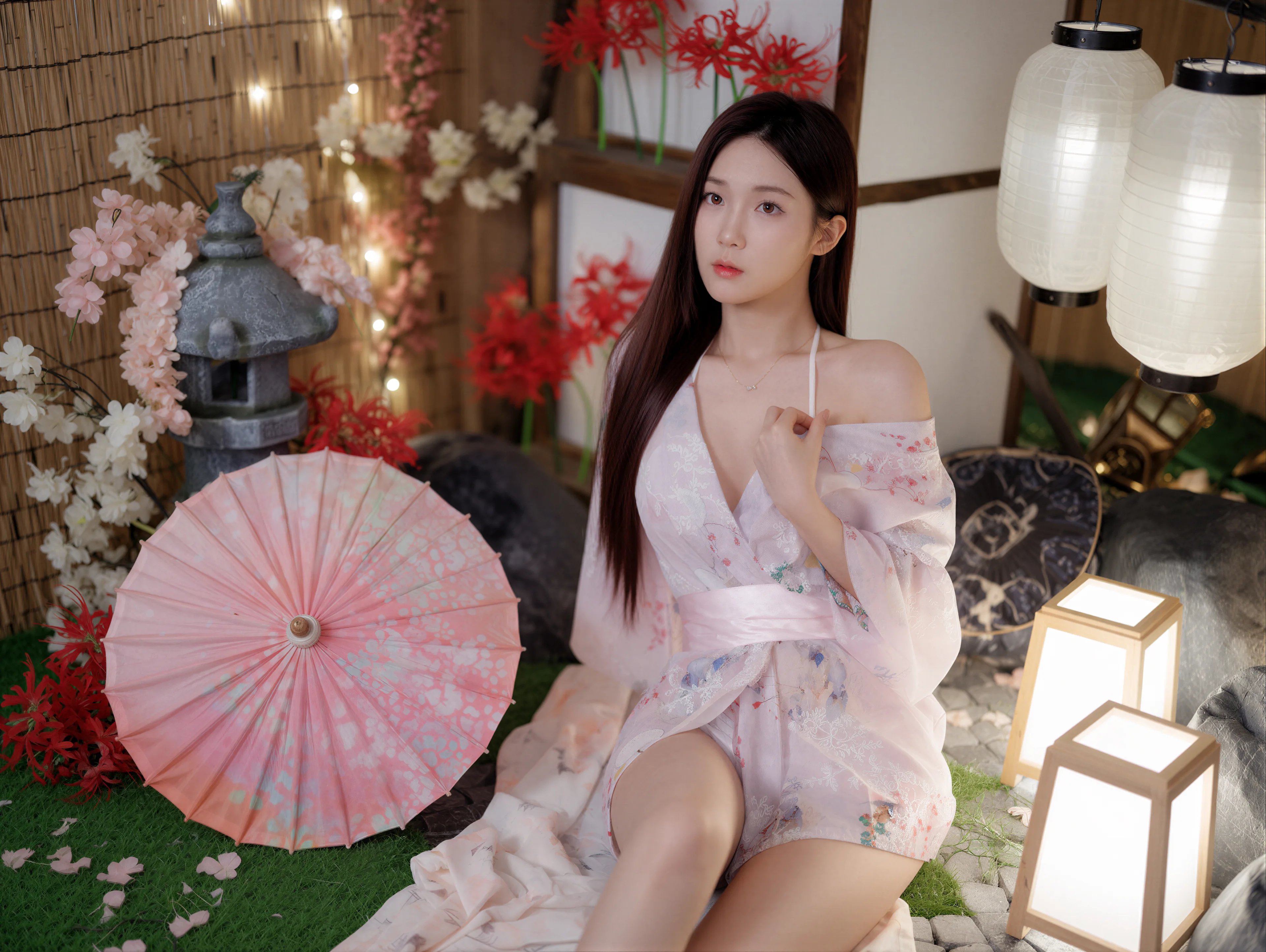 Bimilstory Hayun - Vol.16 Cherry Blossom Date 61P - 第58张写真大图