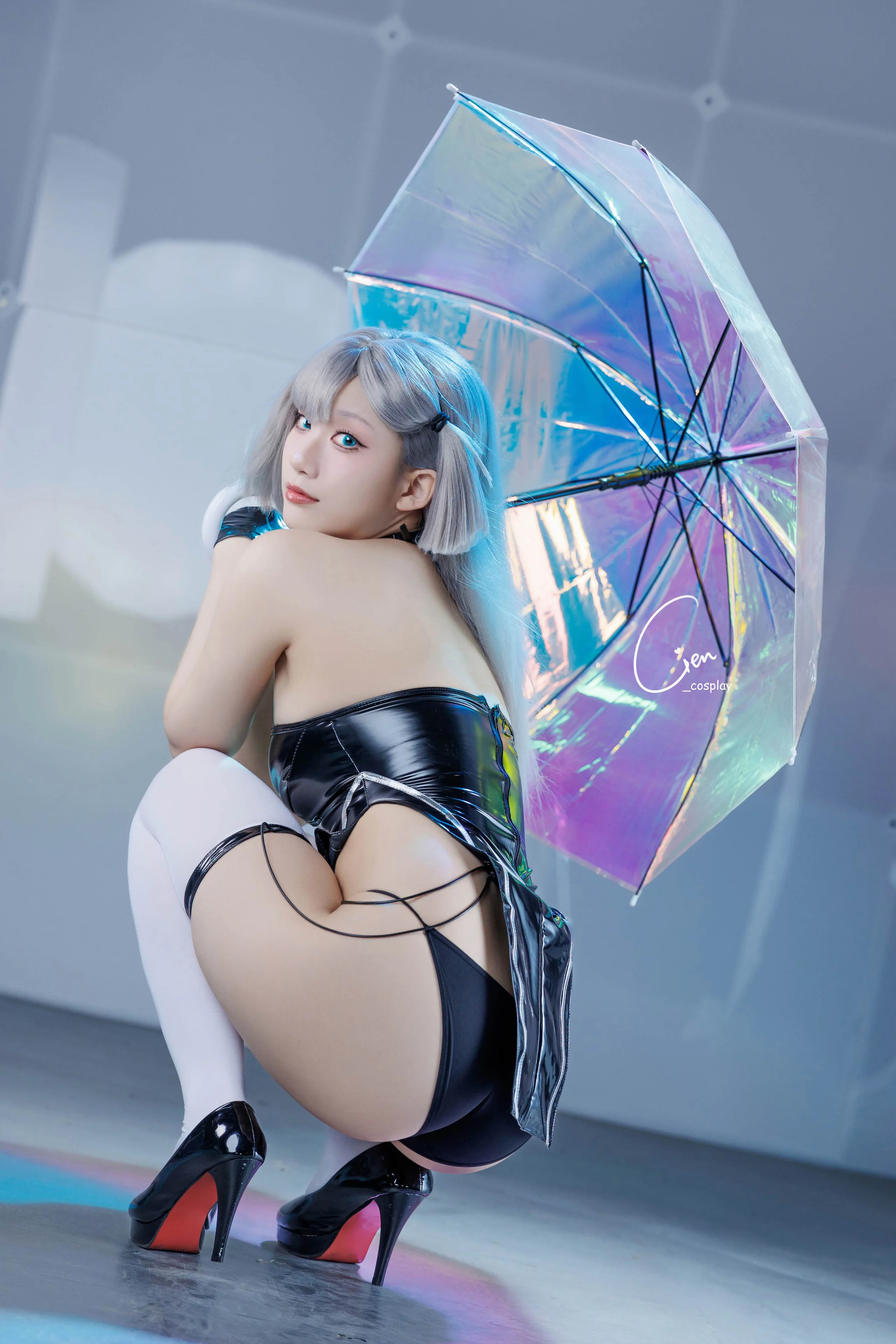 Cien恩恩 碧蓝航线 翔鹤赛车服 35P - 第7张写真大图