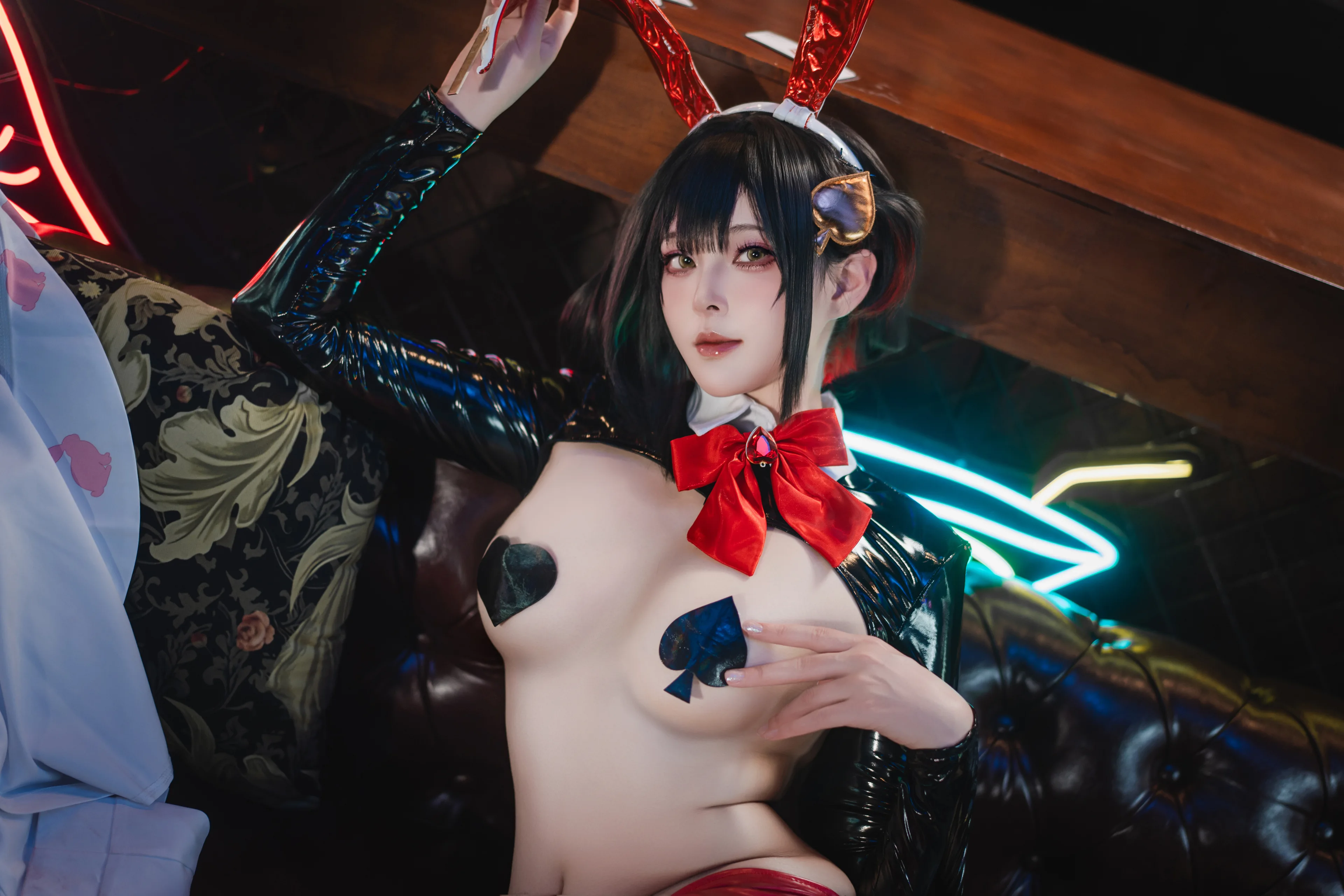Natsuko夏夏子 NIKKE 露姬·逆兔女郎 63P - 第15张写真大图
