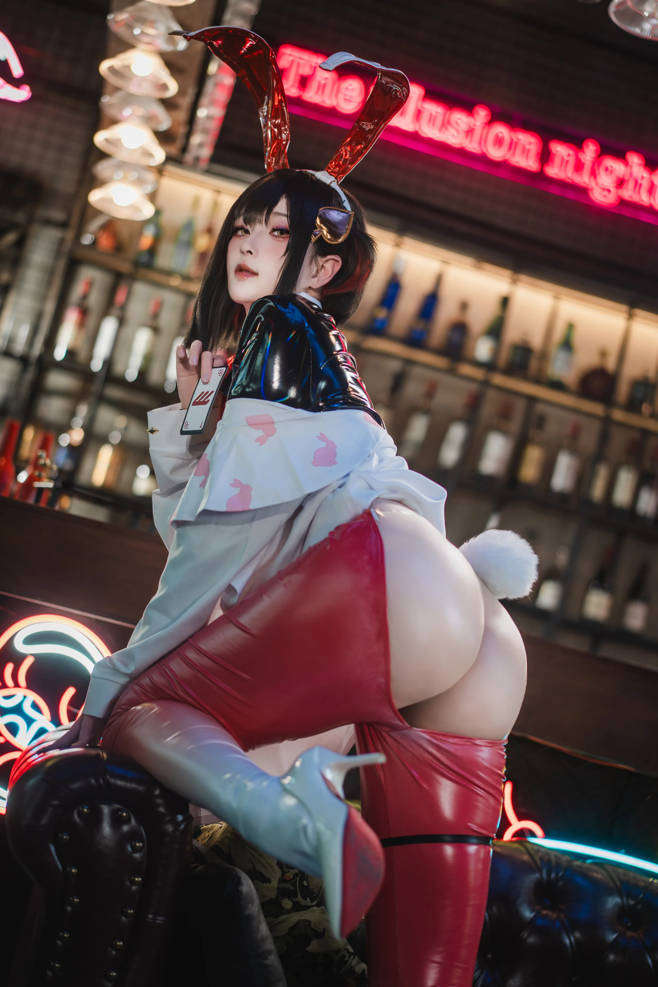 Natsuko夏夏子 NIKKE 露姬·逆兔女郎 63P - 第2张写真大图