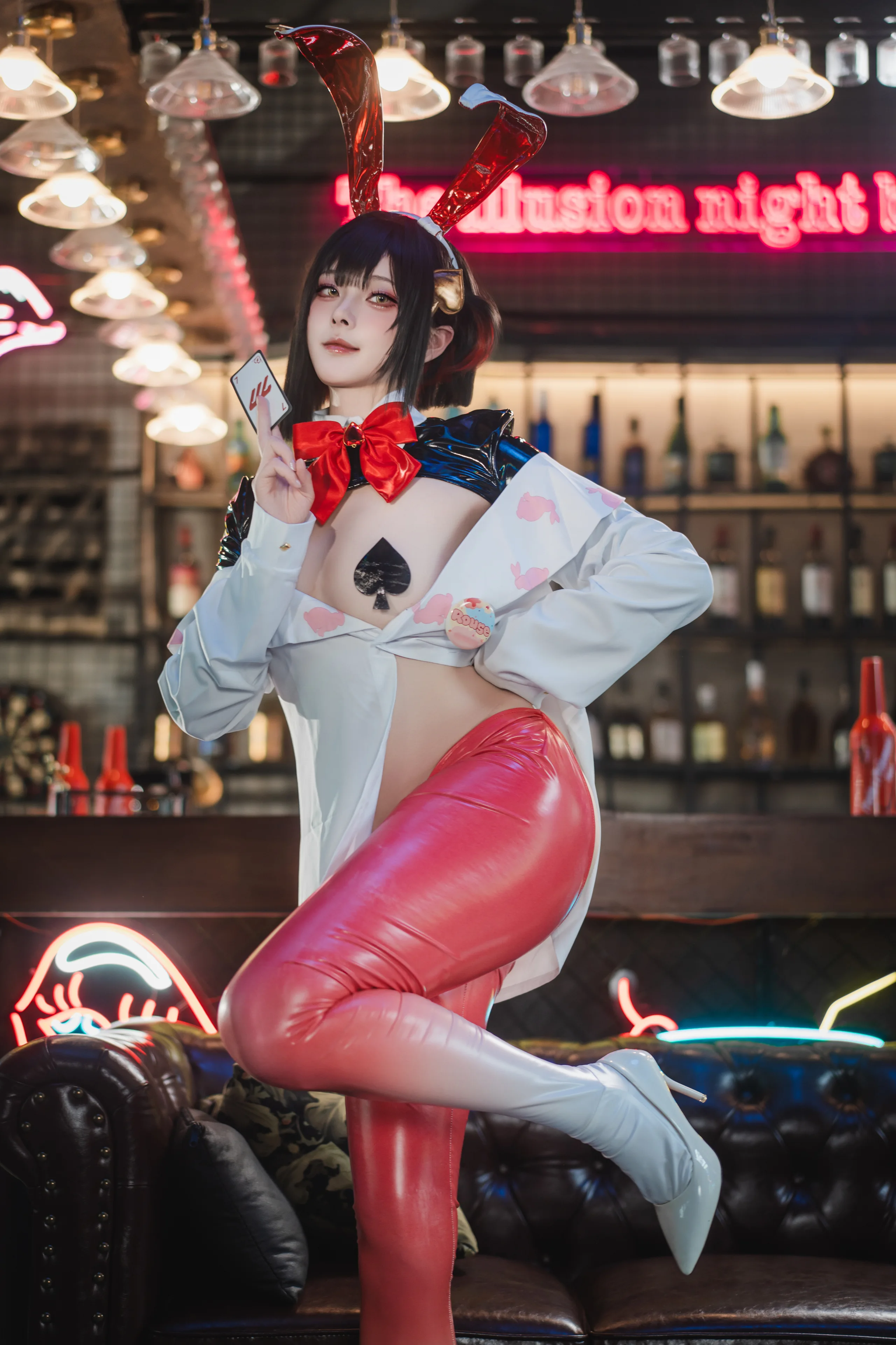Natsuko夏夏子 NIKKE 露姬·逆兔女郎 63P - 第34张写真大图