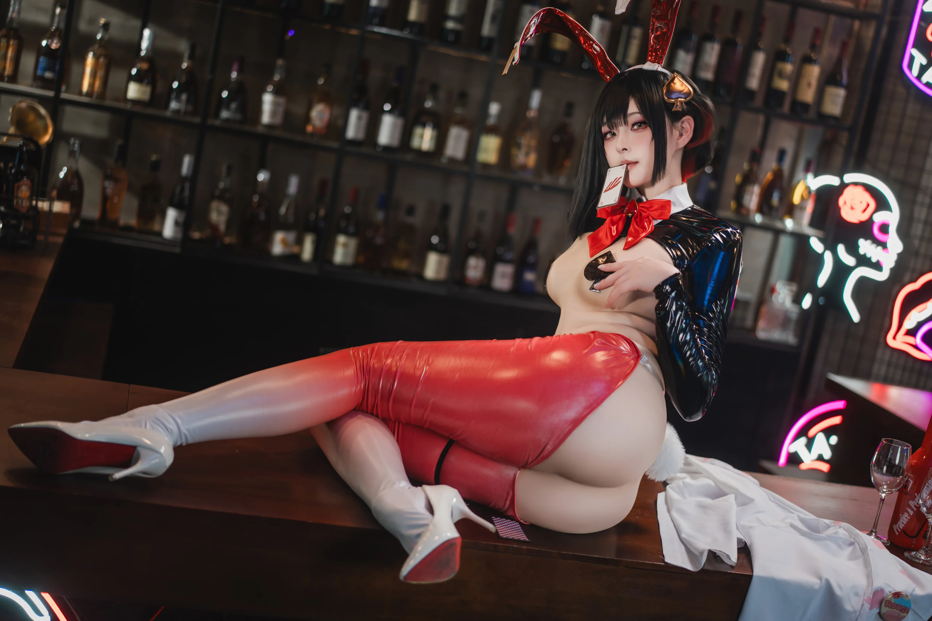 Natsuko夏夏子 NIKKE 露姬·逆兔女郎 63P - 第35张写真大图