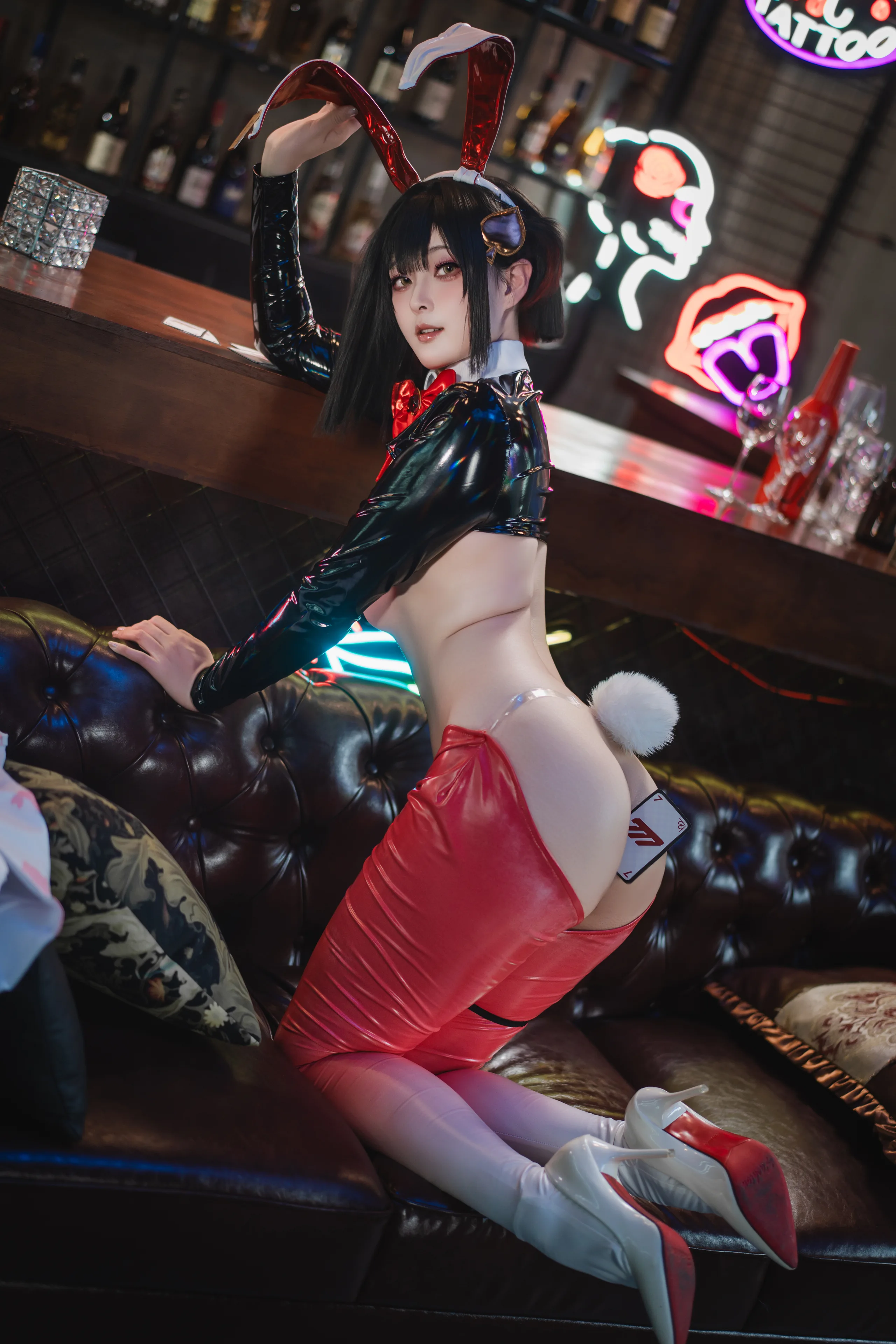 Natsuko夏夏子 NIKKE 露姬·逆兔女郎 63P - 第7张写真大图
