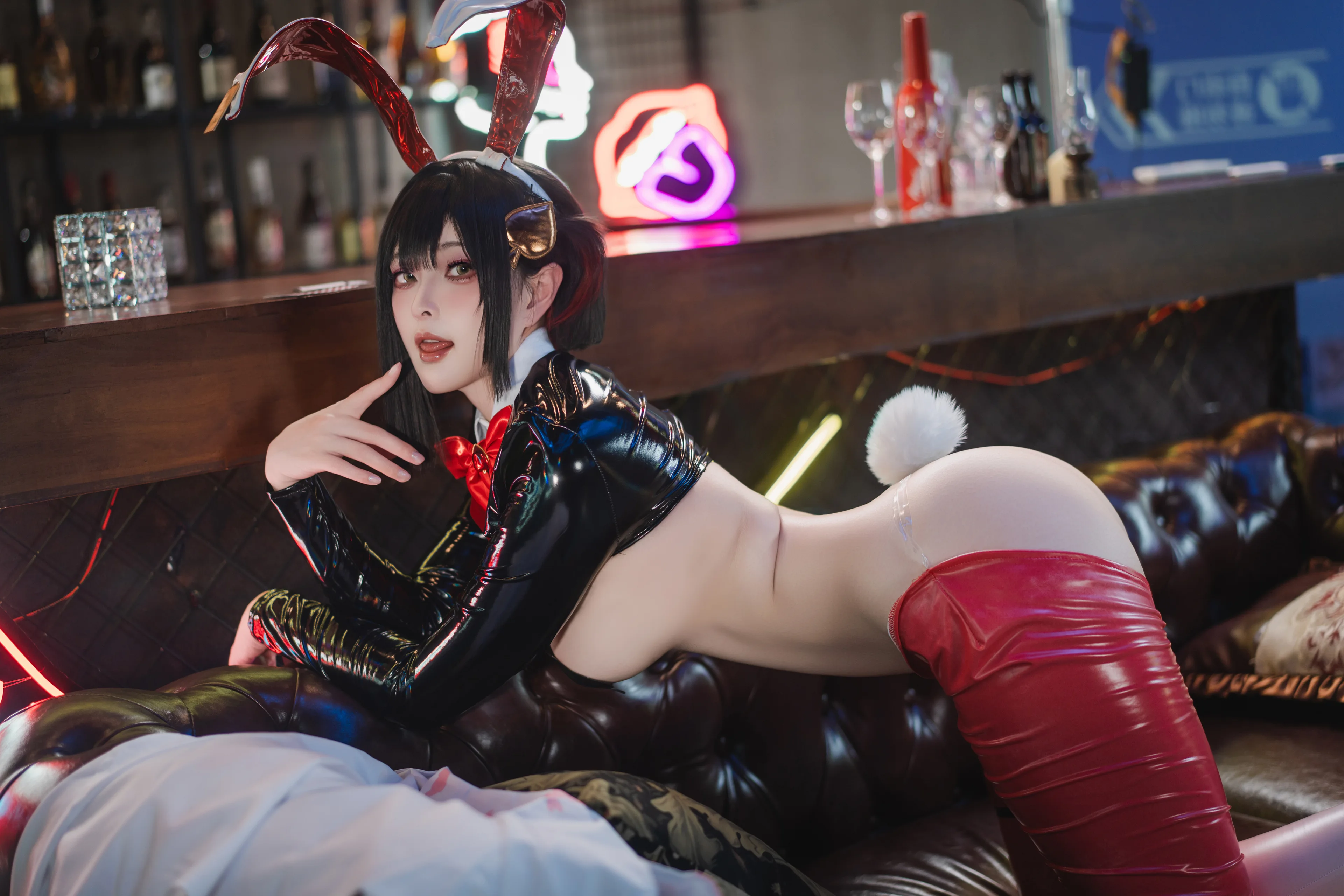 Natsuko夏夏子 NIKKE 露姬·逆兔女郎 63P - 第9张写真大图