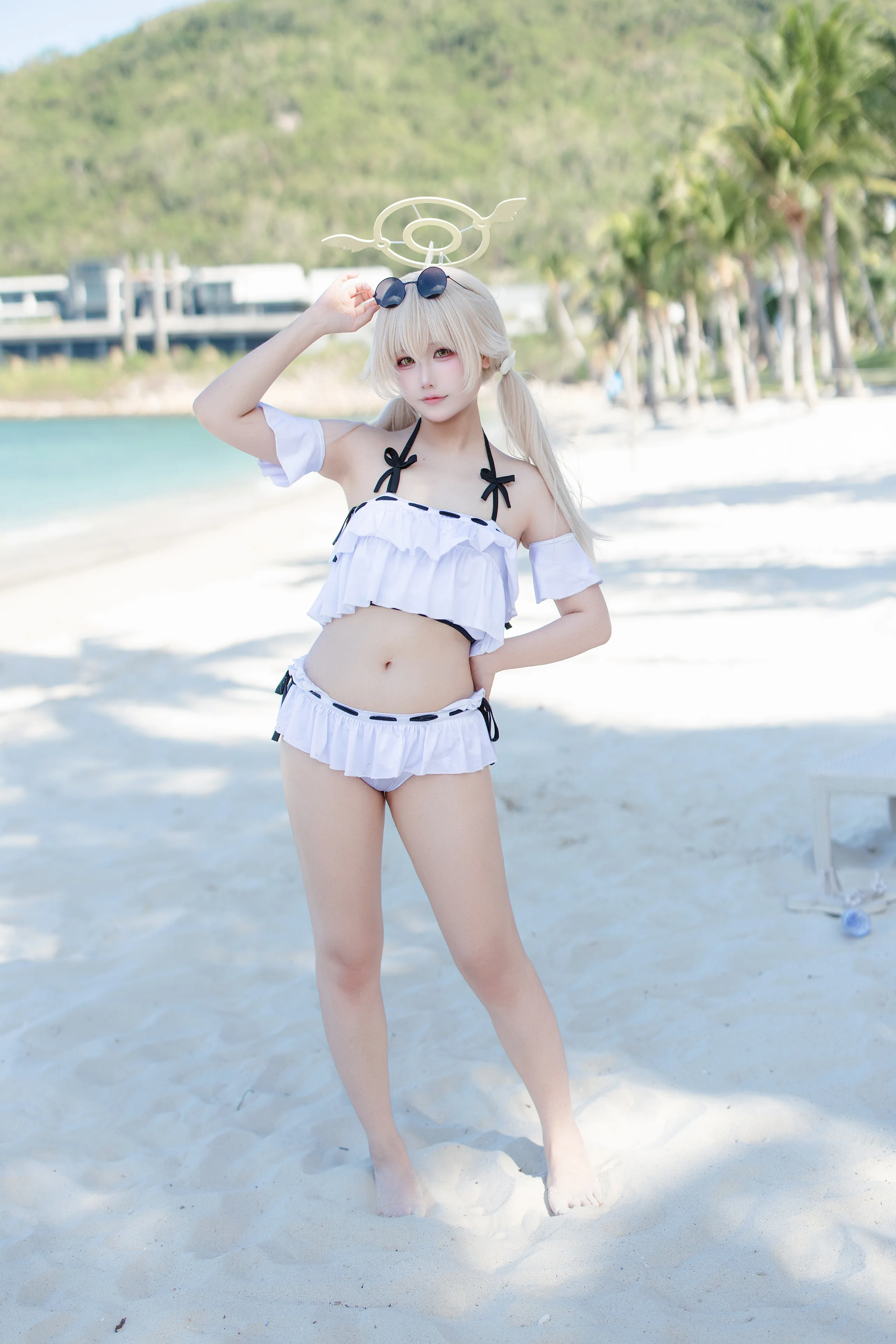 lunananya 蔚蓝档案 阿慈谷日富美泳装 26P - 第21张写真大图